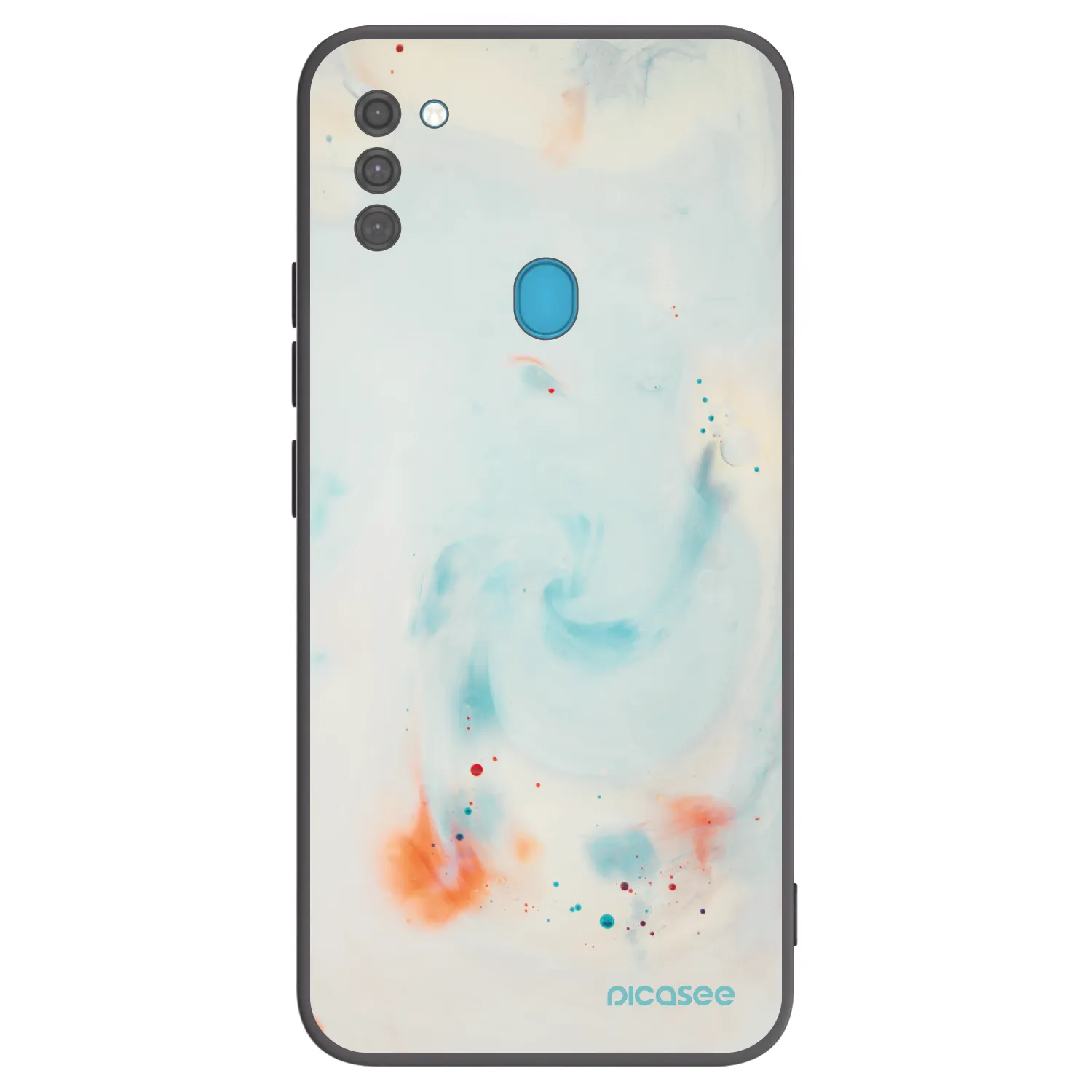 Picasee fekete szilikon tok az alábbi mobiltelefonokra Samsung Galaxy M11 - Splash