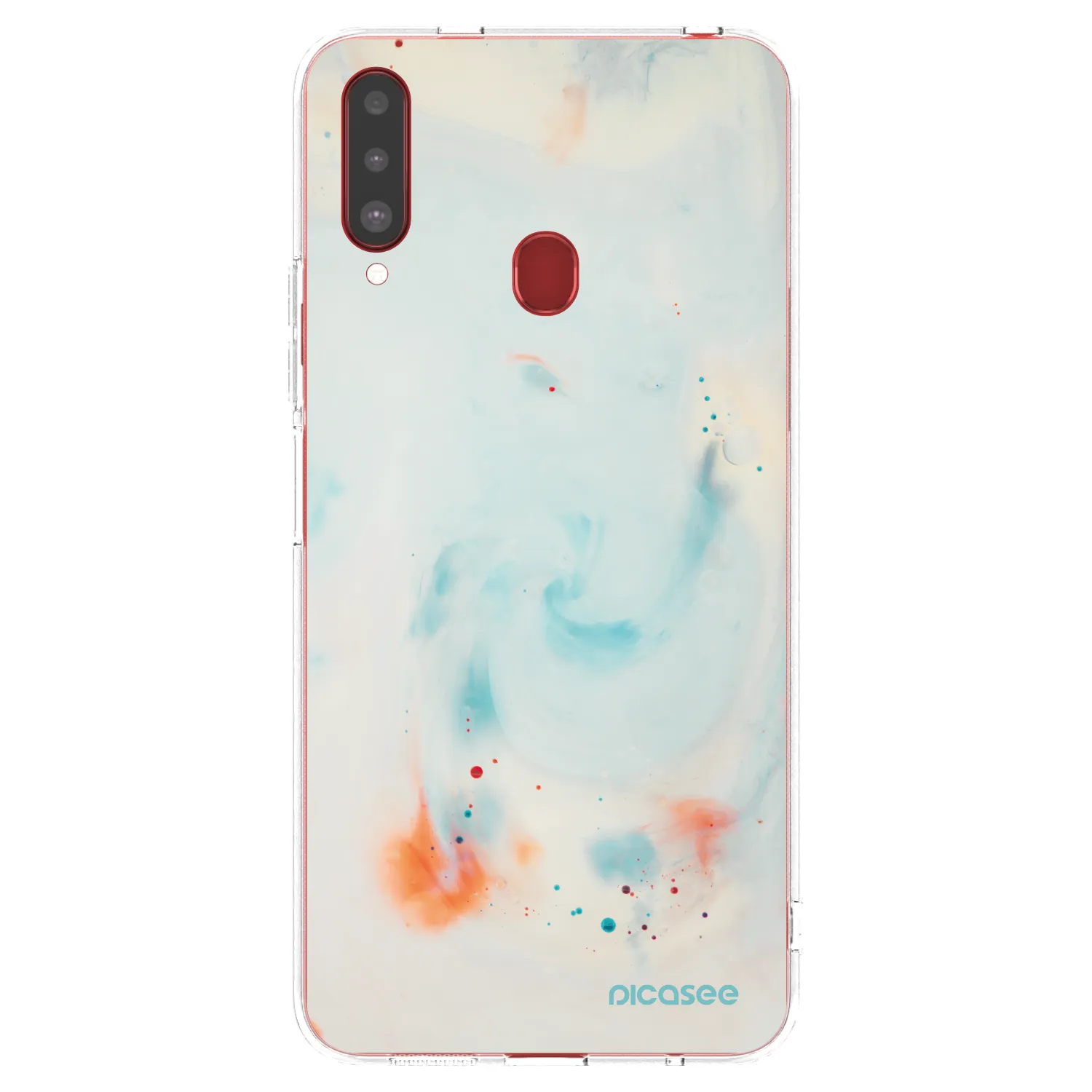 Picasee átlátszó szilikon tok az alábbi mobiltelefonokra Samsung Galaxy A20s - Splash