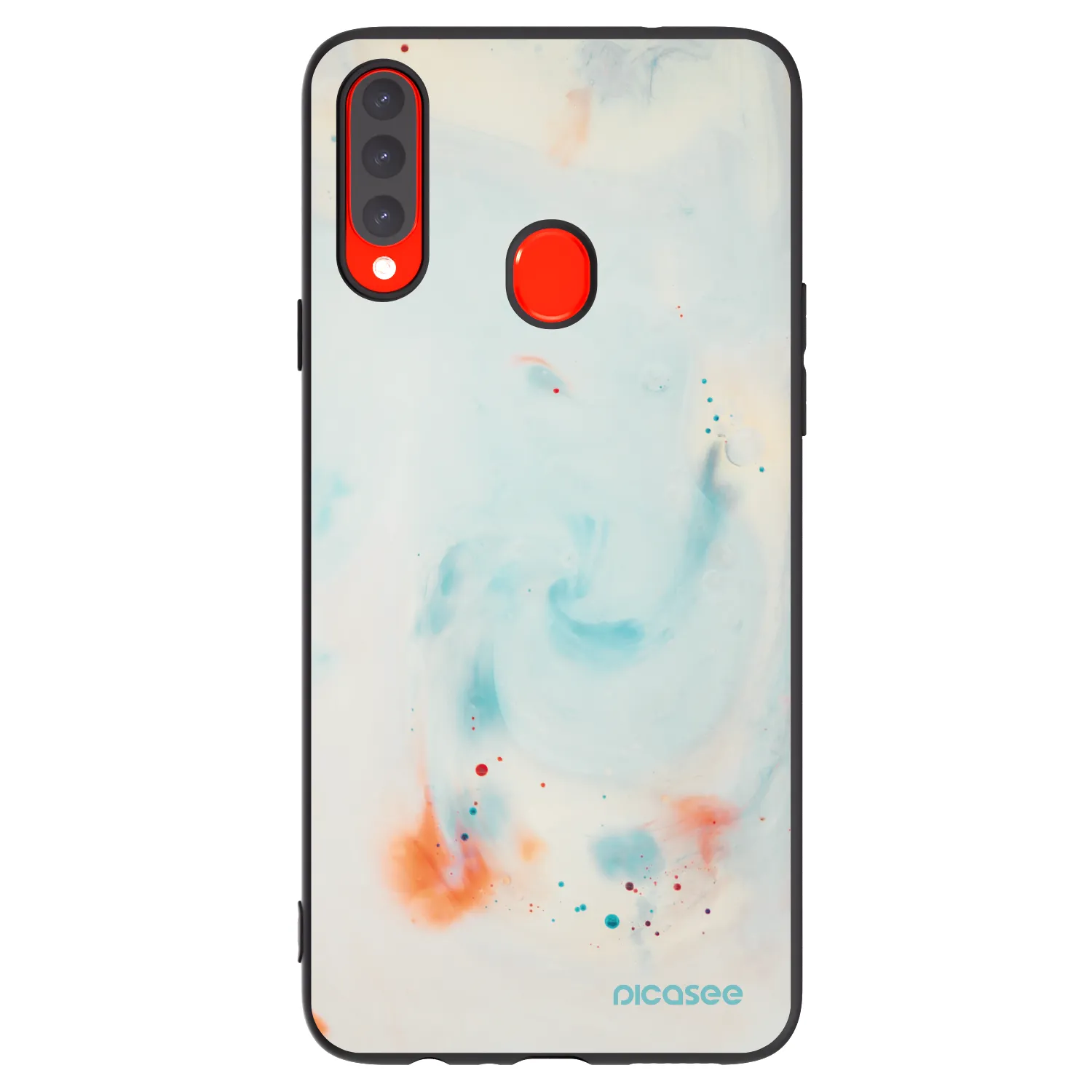 Picasee fekete szilikon tok az alábbi mobiltelefonokra Samsung Galaxy A20s - Splash