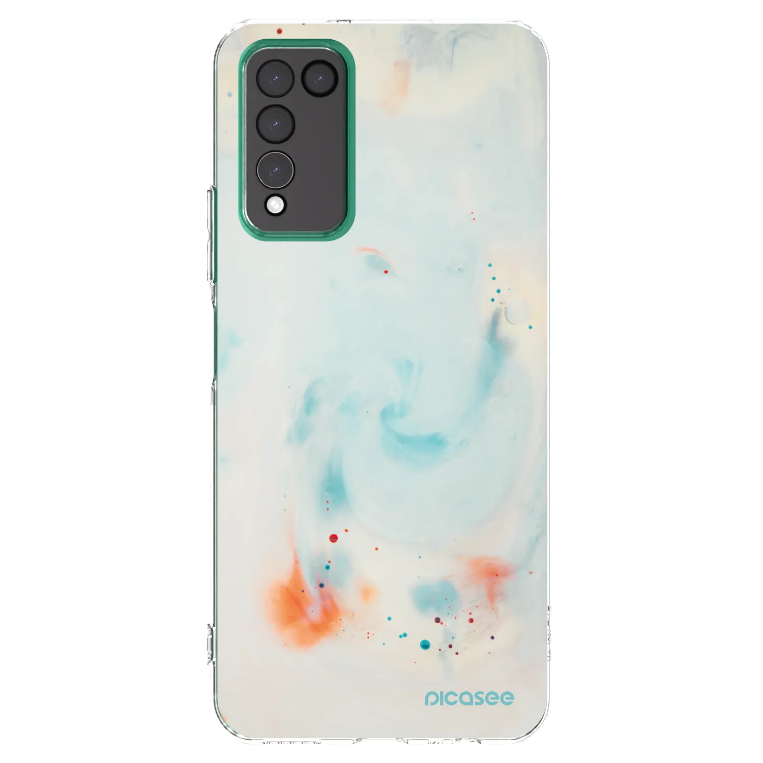 Picasee átlátszó szilikon tok az alábbi mobiltelefonokra Honor 10X Lite - Splash