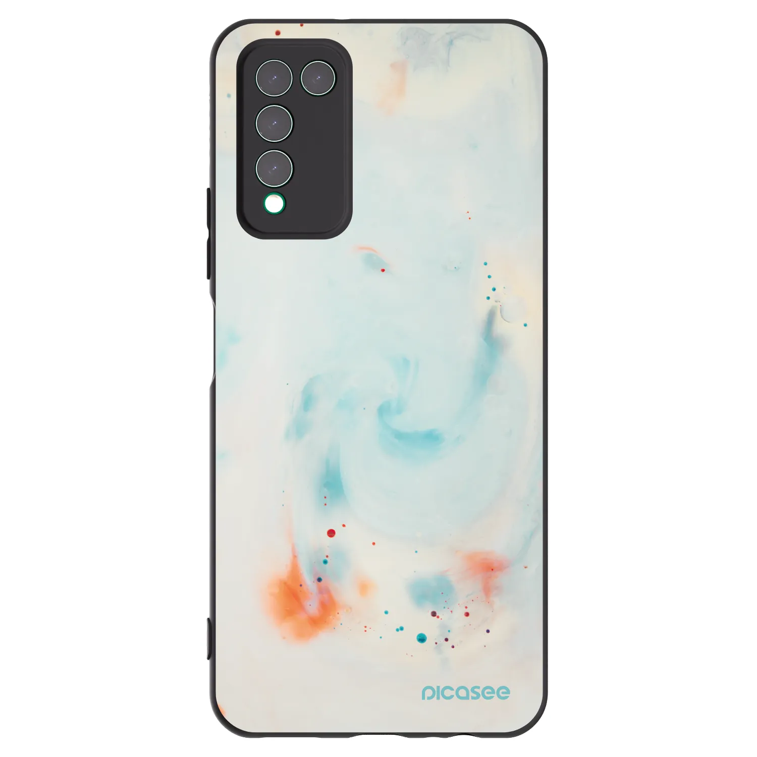 Picasee fekete szilikon tok az alábbi mobiltelefonokra Honor 10X Lite - Splash