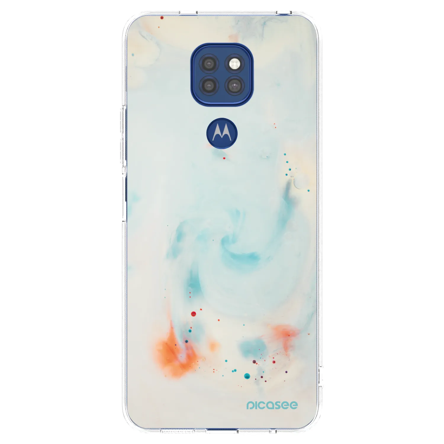 Picasee átlátszó szilikon tok az alábbi mobiltelefonokra Motorola Moto G9 Play - Splash