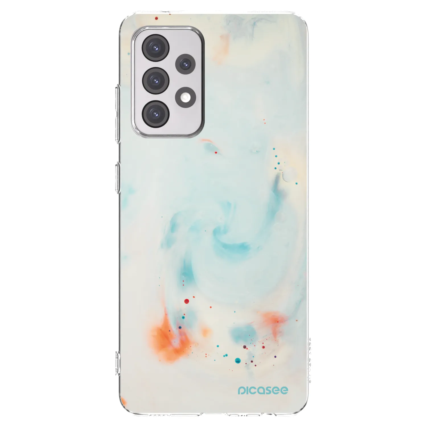 Picasee átlátszó szilikon tok az alábbi mobiltelefonokra Samsung Galaxy A52 5G A525F - Splash