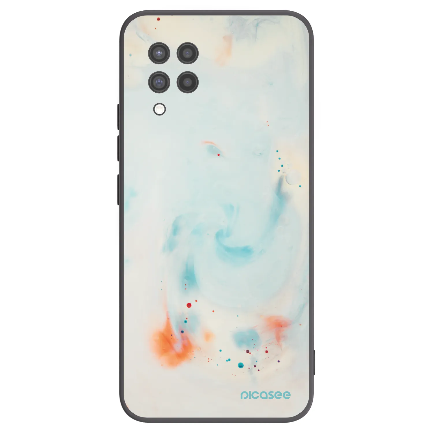 Picasee fekete szilikon tok az alábbi mobiltelefonokra Samsung Galaxy A42 A426B - Splash