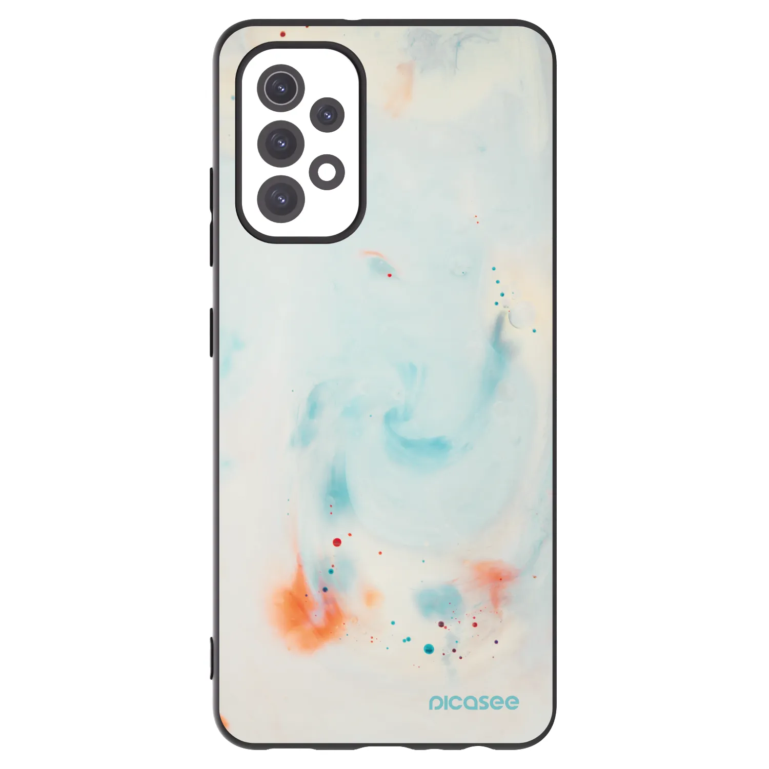 Picasee fekete szilikon tok az alábbi mobiltelefonokra Samsung Galaxy A32 5G A326B - Splash