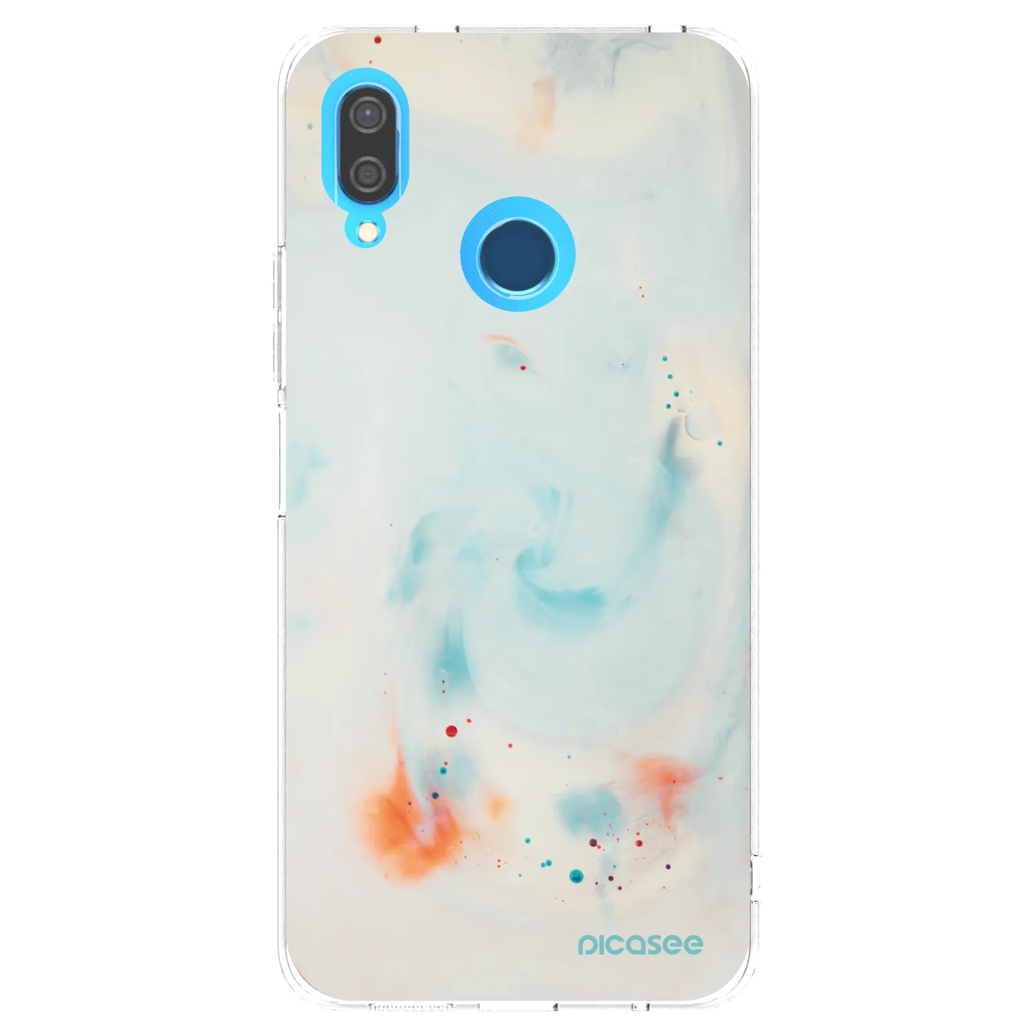 Picasee átlátszó szilikon tok az alábbi mobiltelefonokra Huawei P20 Lite - Splash