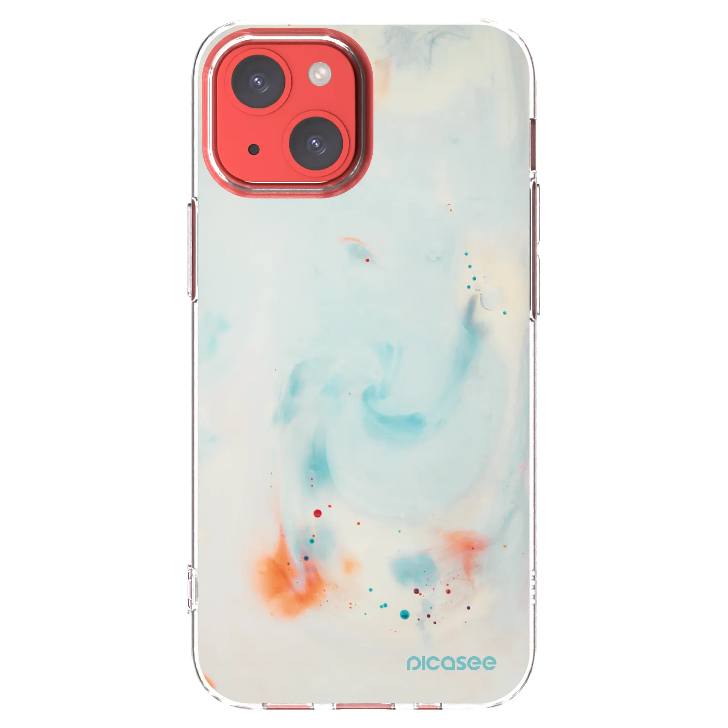 Picasee átlátszó szilikon tok az alábbi mobiltelefonokra Apple iPhone 13 mini - Splash