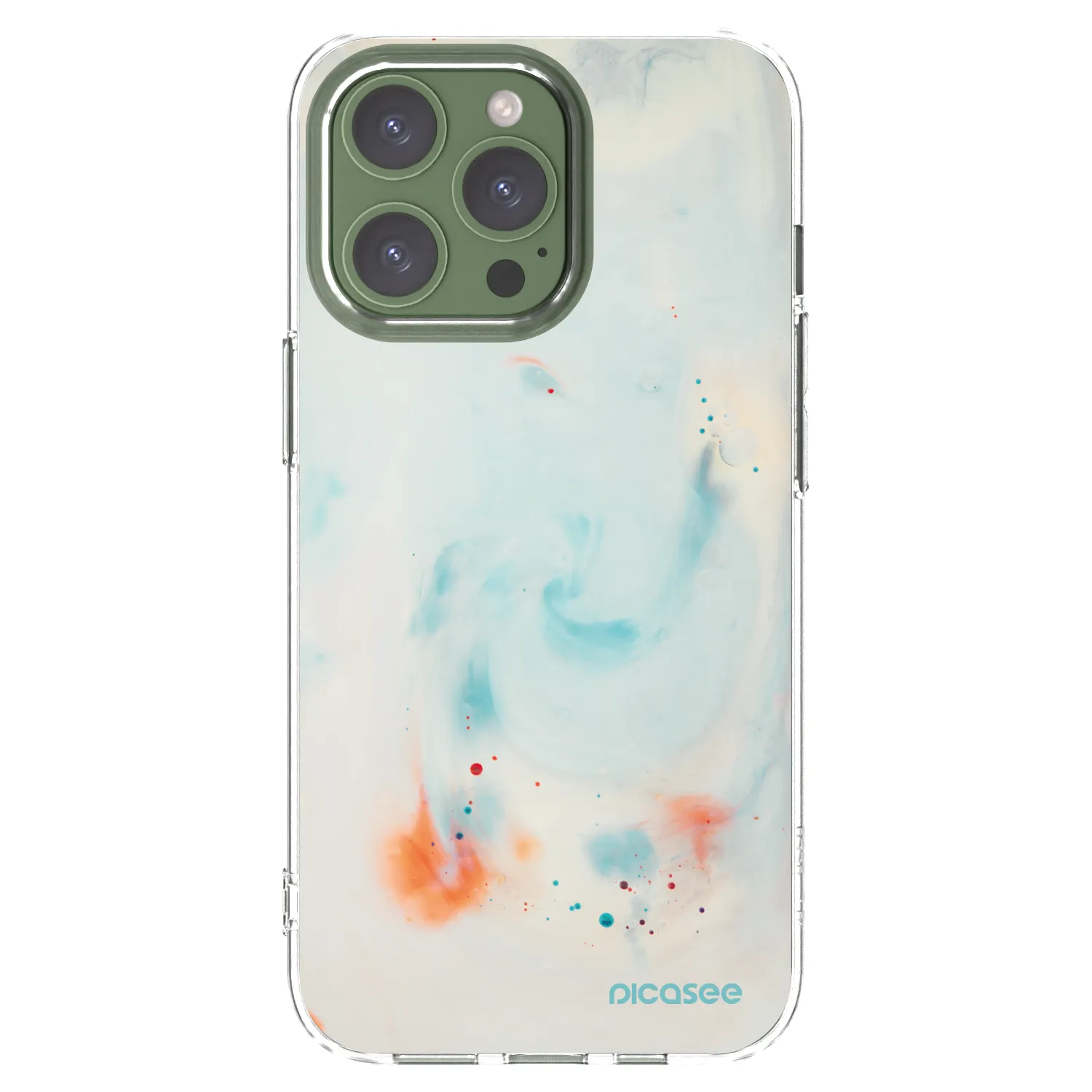 Picasee átlátszó szilikon tok az alábbi mobiltelefonokra Apple iPhone 13 Pro - Splash