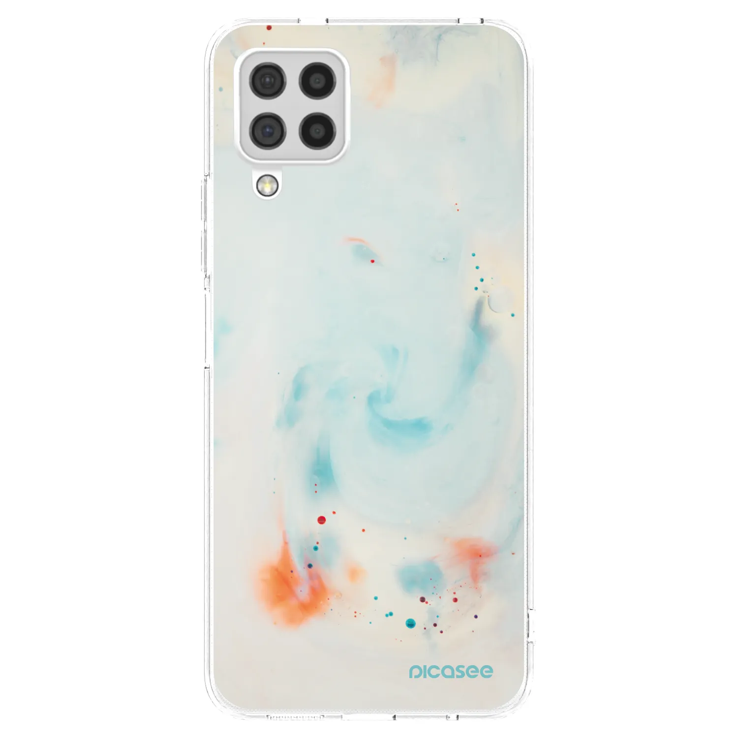 Picasee átlátszó szilikon tok az alábbi mobiltelefonokra Samsung Galaxy A22 A225F 4G - Splash