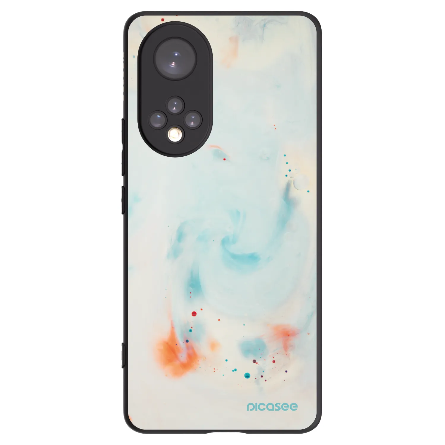 Picasee fekete szilikon tok az alábbi mobiltelefonokra Honor 50 5G - Splash