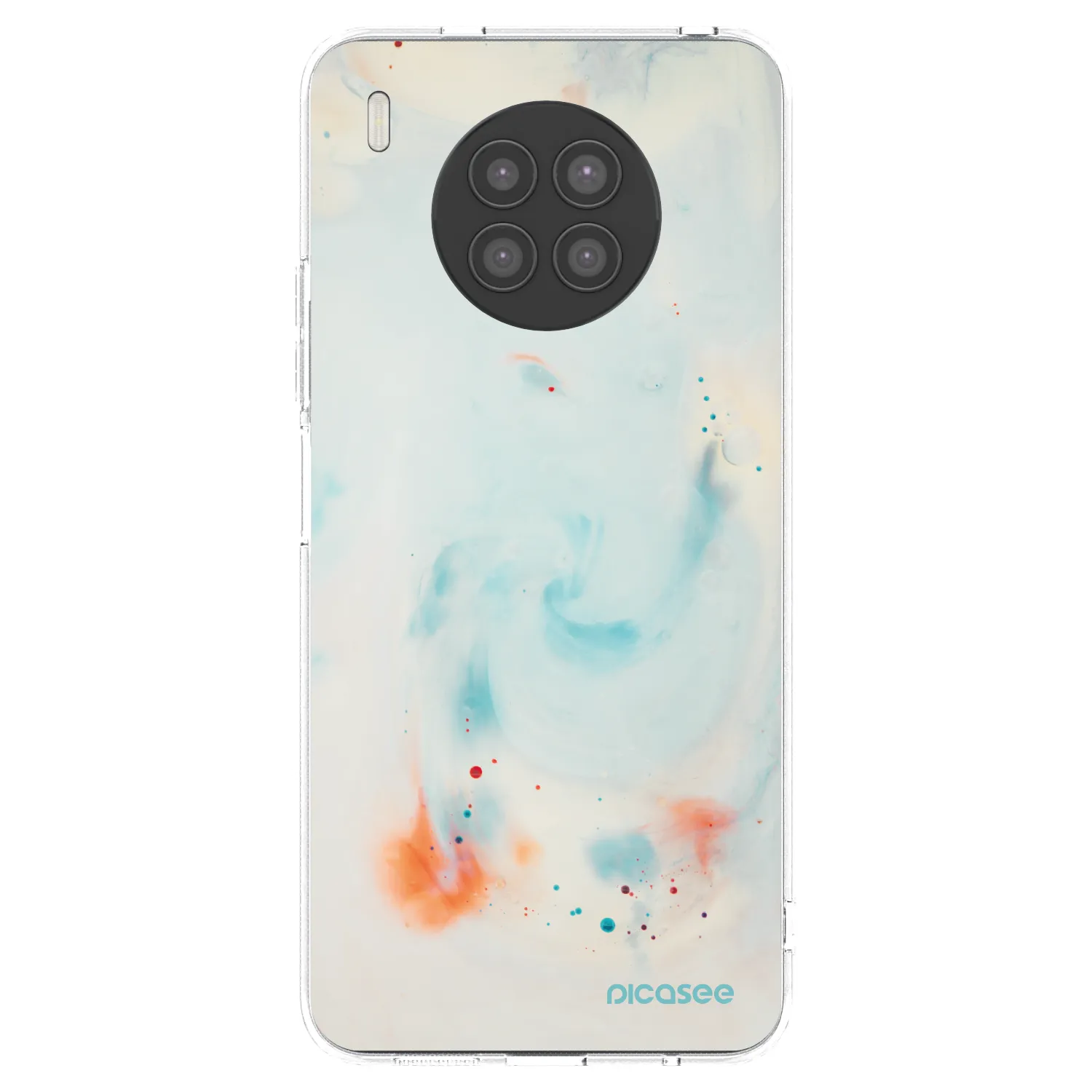 Picasee átlátszó szilikon tok az alábbi mobiltelefonokra Huawei Nova 8i - Splash