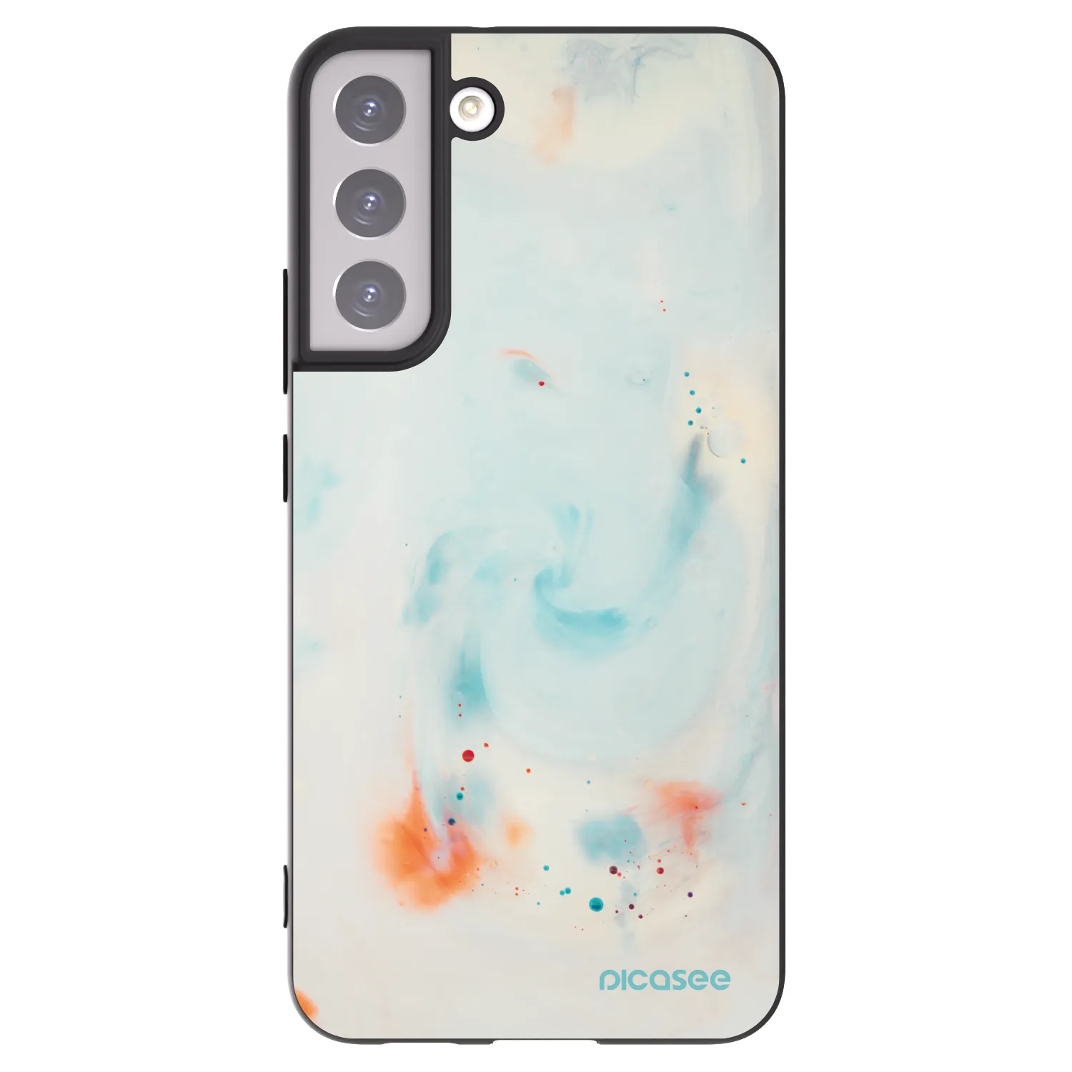 Picasee fekete szilikon tok az alábbi mobiltelefonokra Samsung Galaxy S22+ 5G - Splash