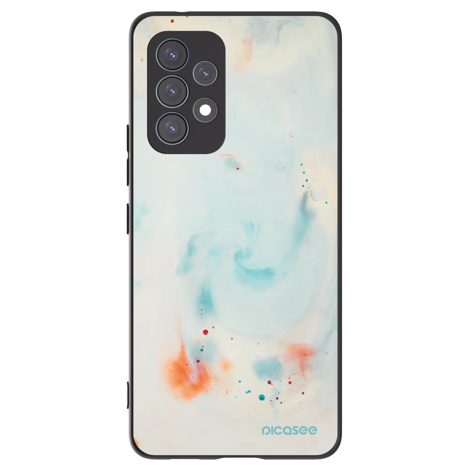 Picasee fekete szilikon tok az alábbi mobiltelefonokra Samsung Galaxy A53 5G A536 - Splash