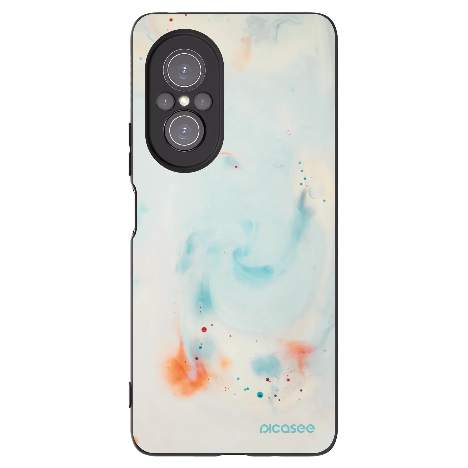 Picasee fekete szilikon tok az alábbi mobiltelefonokra Huawei Nova 9 SE - Splash
