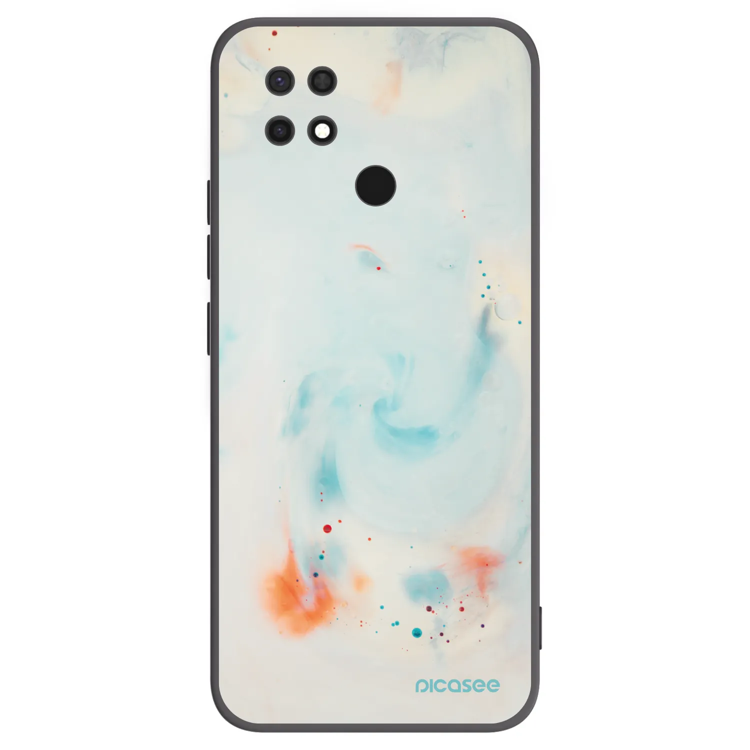 Picasee fekete szilikon tok az alábbi mobiltelefonokra Xiaomi Redmi 10C - Splash