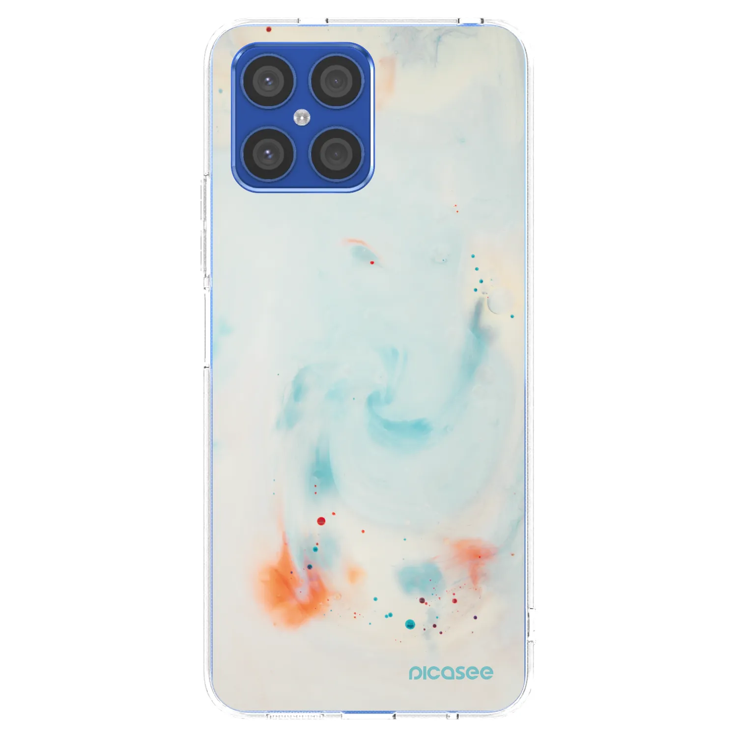 Picasee átlátszó szilikon tok az alábbi mobiltelefonokra Honor X8 4G - Splash