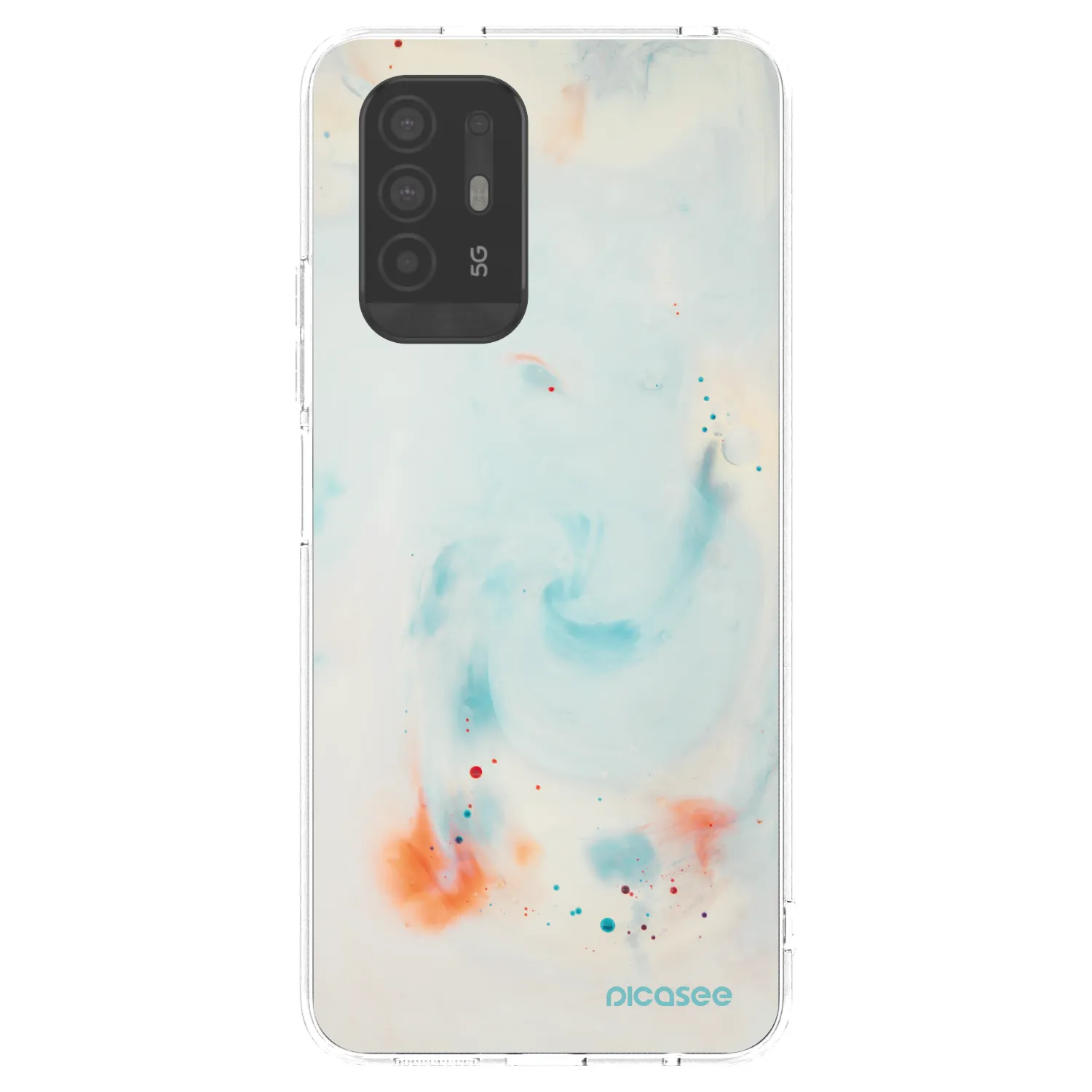 Picasee átlátszó szilikon tok az alábbi mobiltelefonokra OPPO A94 5G - Splash
