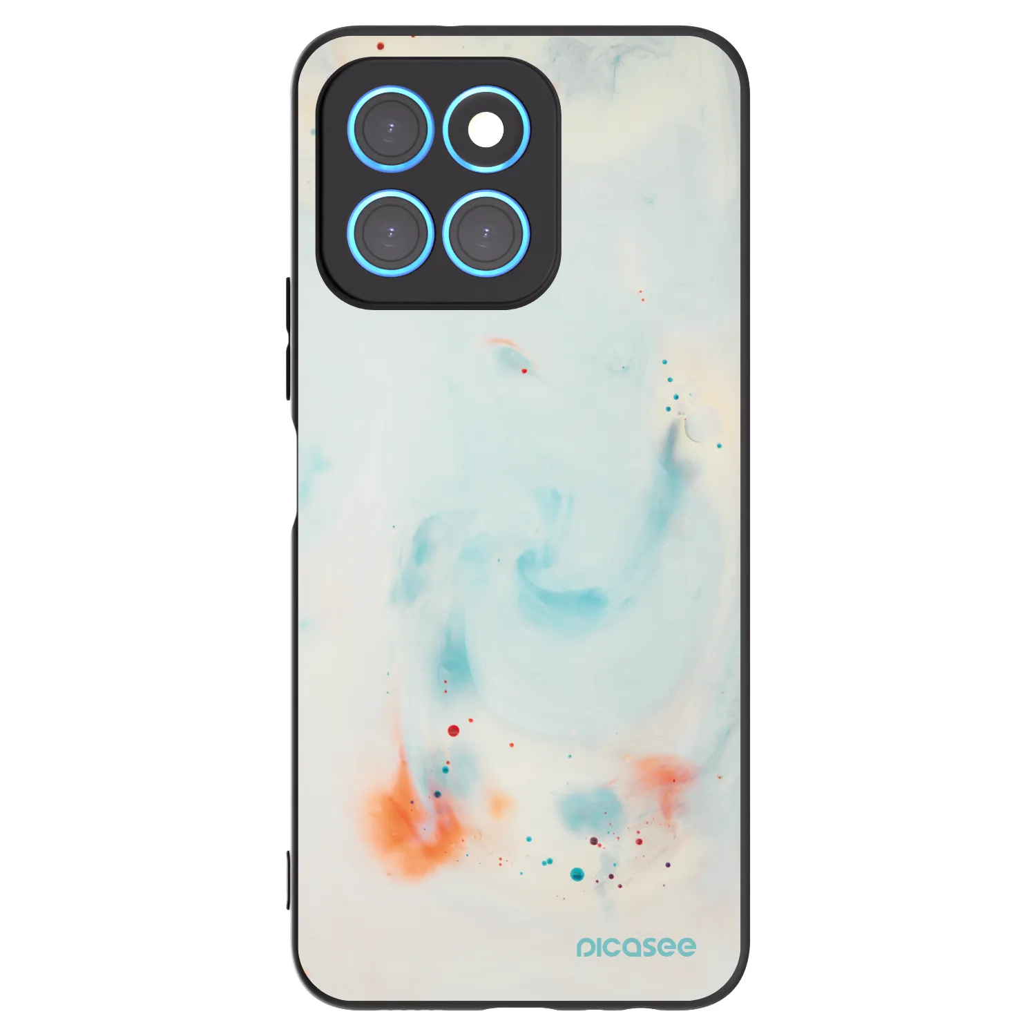 Picasee fekete szilikon tok az alábbi mobiltelefonokra Honor X8 5G - Splash