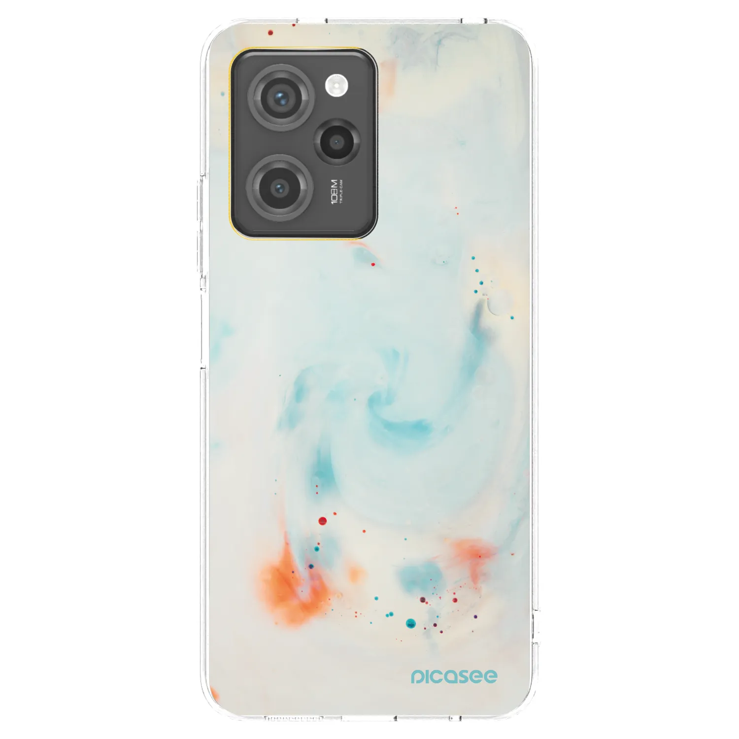 Picasee fekete szilikon tok az alábbi mobiltelefonokra Xiaomi Poco X5 Pro - Splash