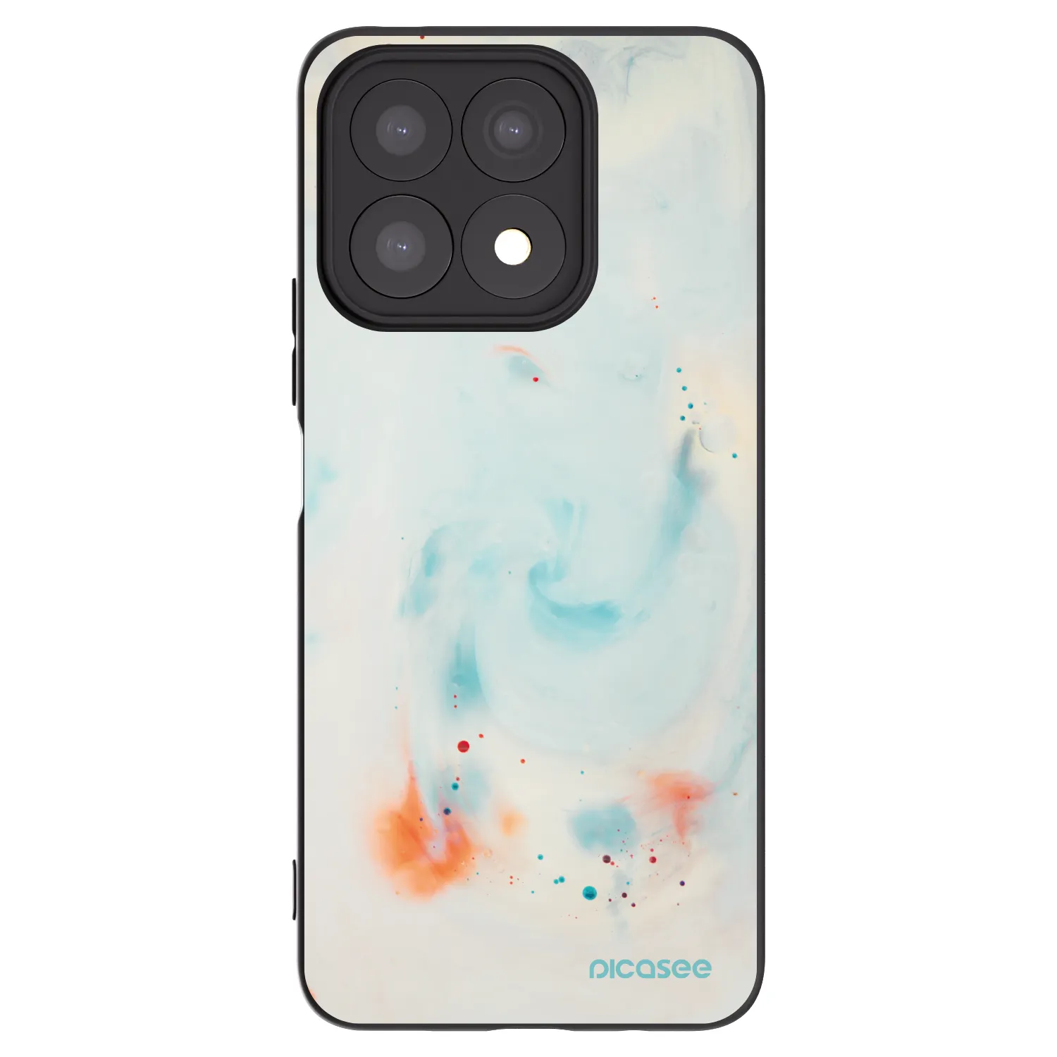 Picasee fekete szilikon tok az alábbi mobiltelefonokra Honor X8a - Splash