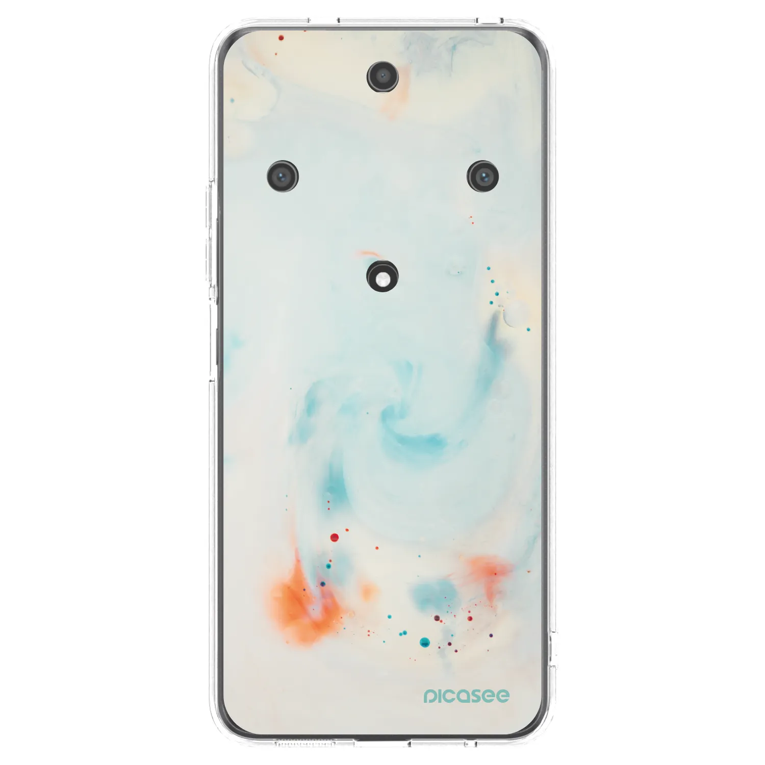 Picasee átlátszó szilikon tok az alábbi mobiltelefonokra Honor Magic5 Lite 5G - Splash