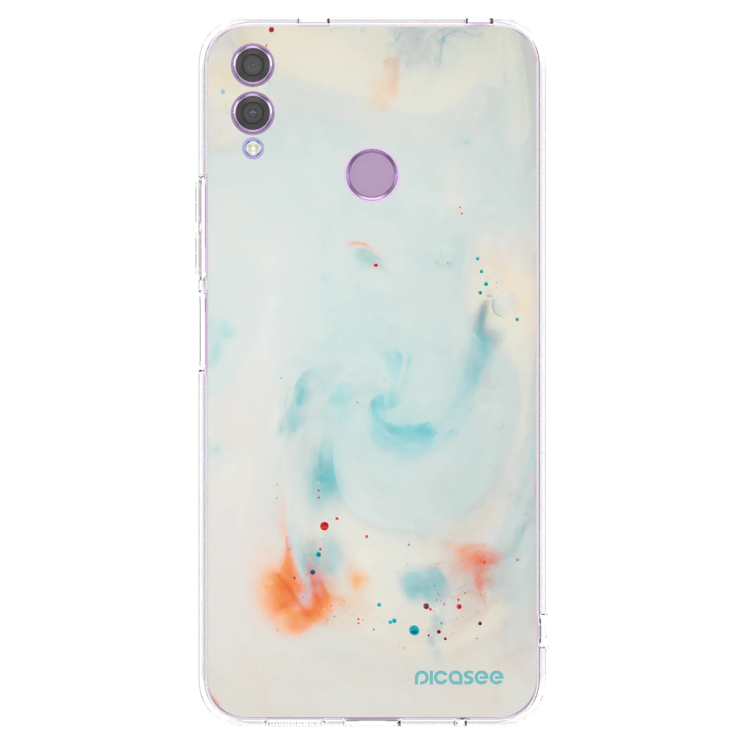 Picasee átlátszó szilikon tok az alábbi mobiltelefonokra Honor 8X - Splash