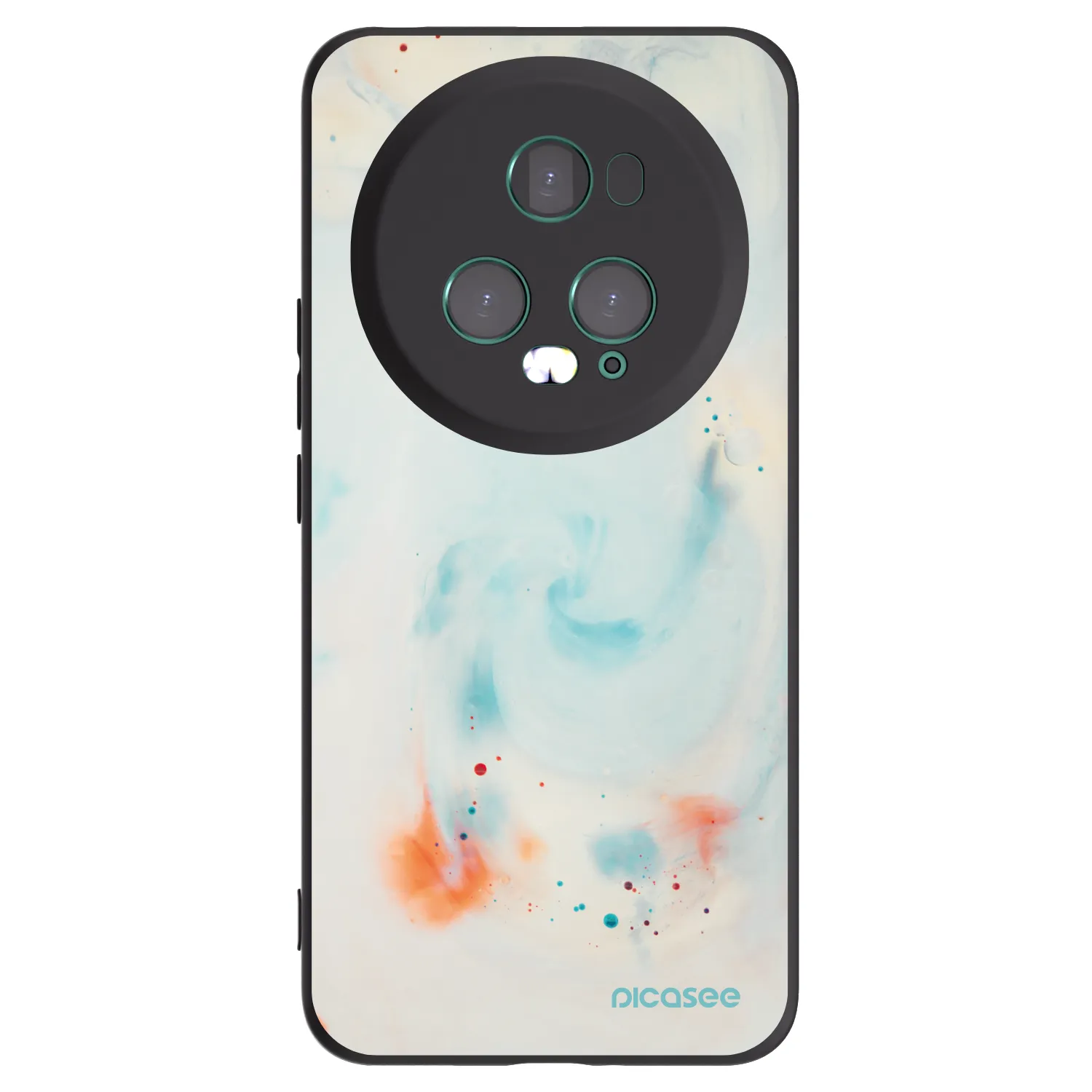 Picasee fekete szilikon tok az alábbi mobiltelefonokra Honor Magic5 Pro - Splash