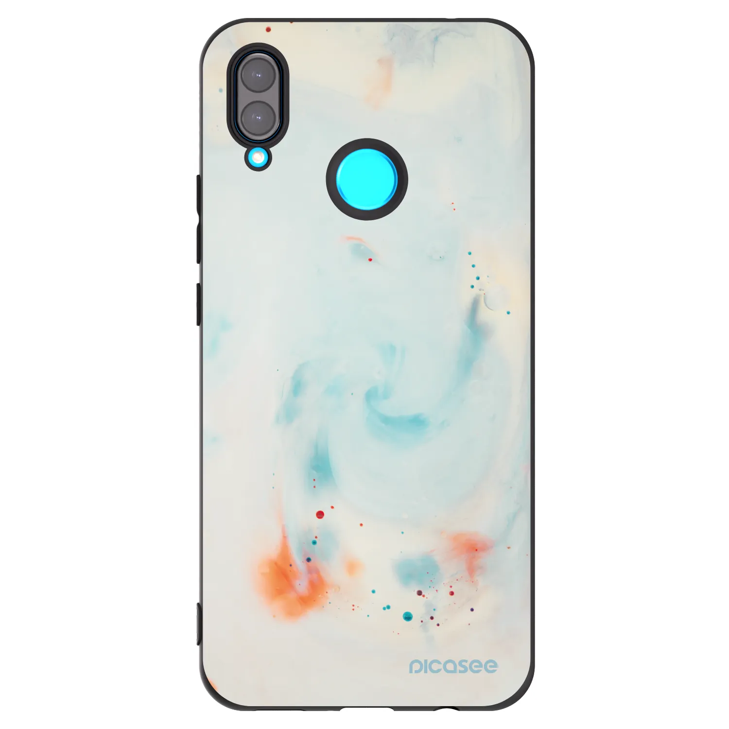 Picasee fekete szilikon tok az alábbi mobiltelefonokra Huawei Nova 3i - Splash