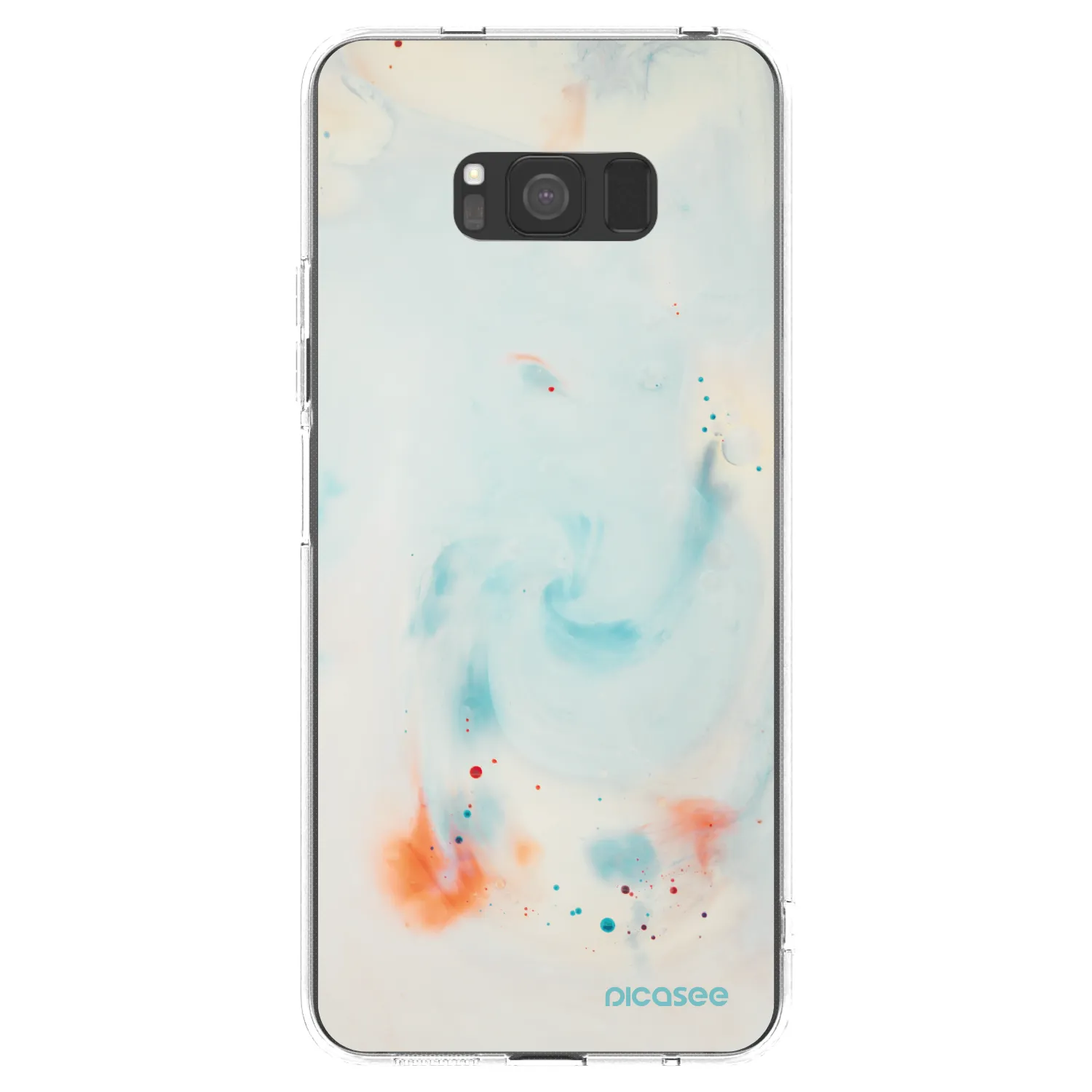 Picasee átlátszó szilikon tok az alábbi mobiltelefonokra Samsung Galaxy S8 G950F - Splash