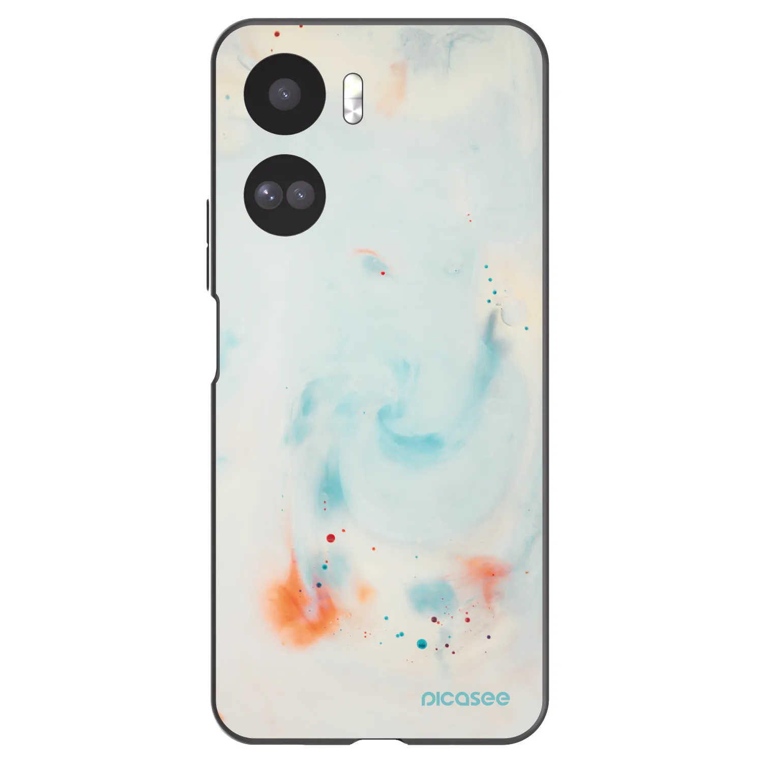 Picasee fekete szilikon tok az alábbi mobiltelefonokra Honor 90 Lite 5G - Splash