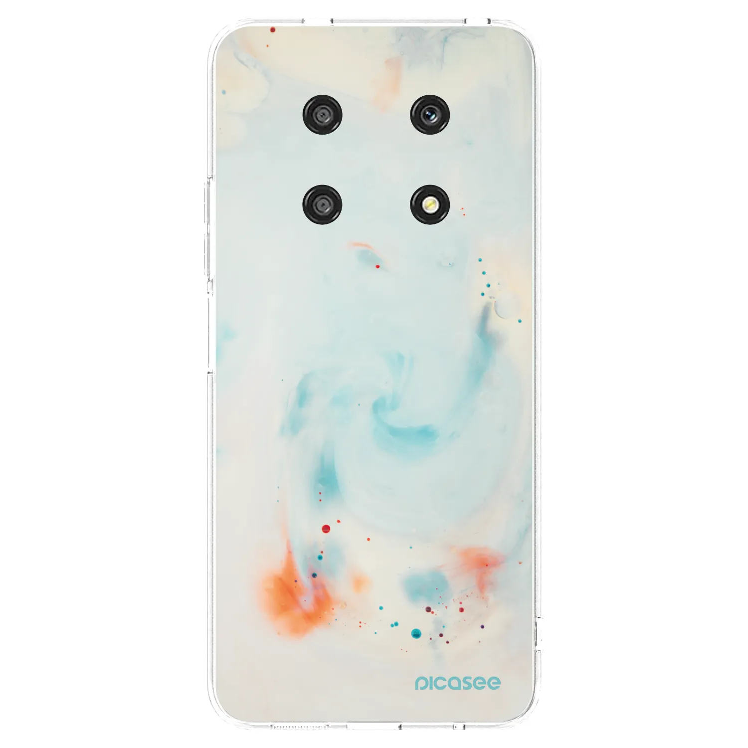 Picasee átlátszó szilikon tok az alábbi mobiltelefonokra Honor Magic4 Lite 5G - Splash