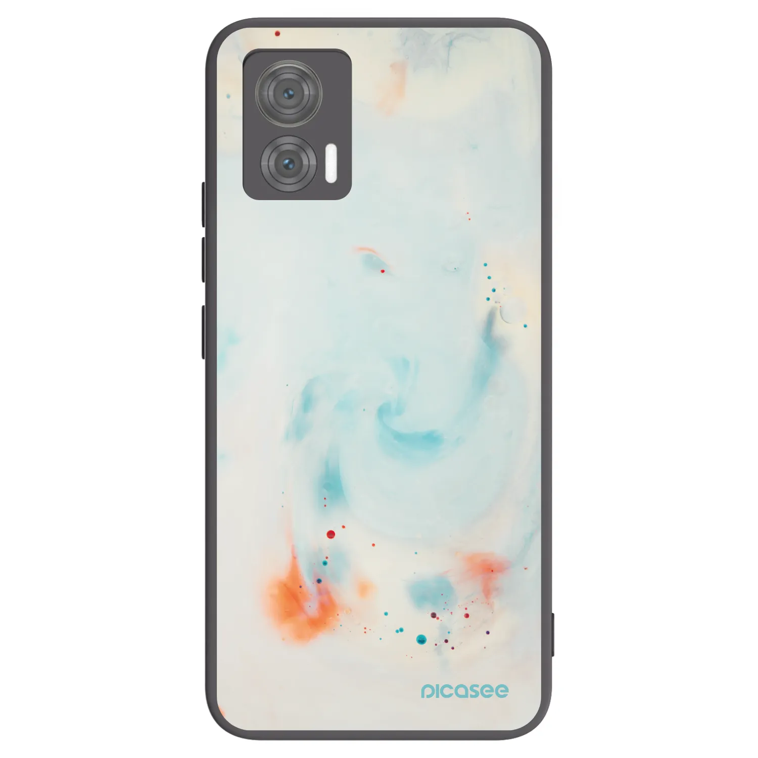 Picasee fekete szilikon tok az alábbi mobiltelefonokra Motorola Edge 30 Neo - Splash