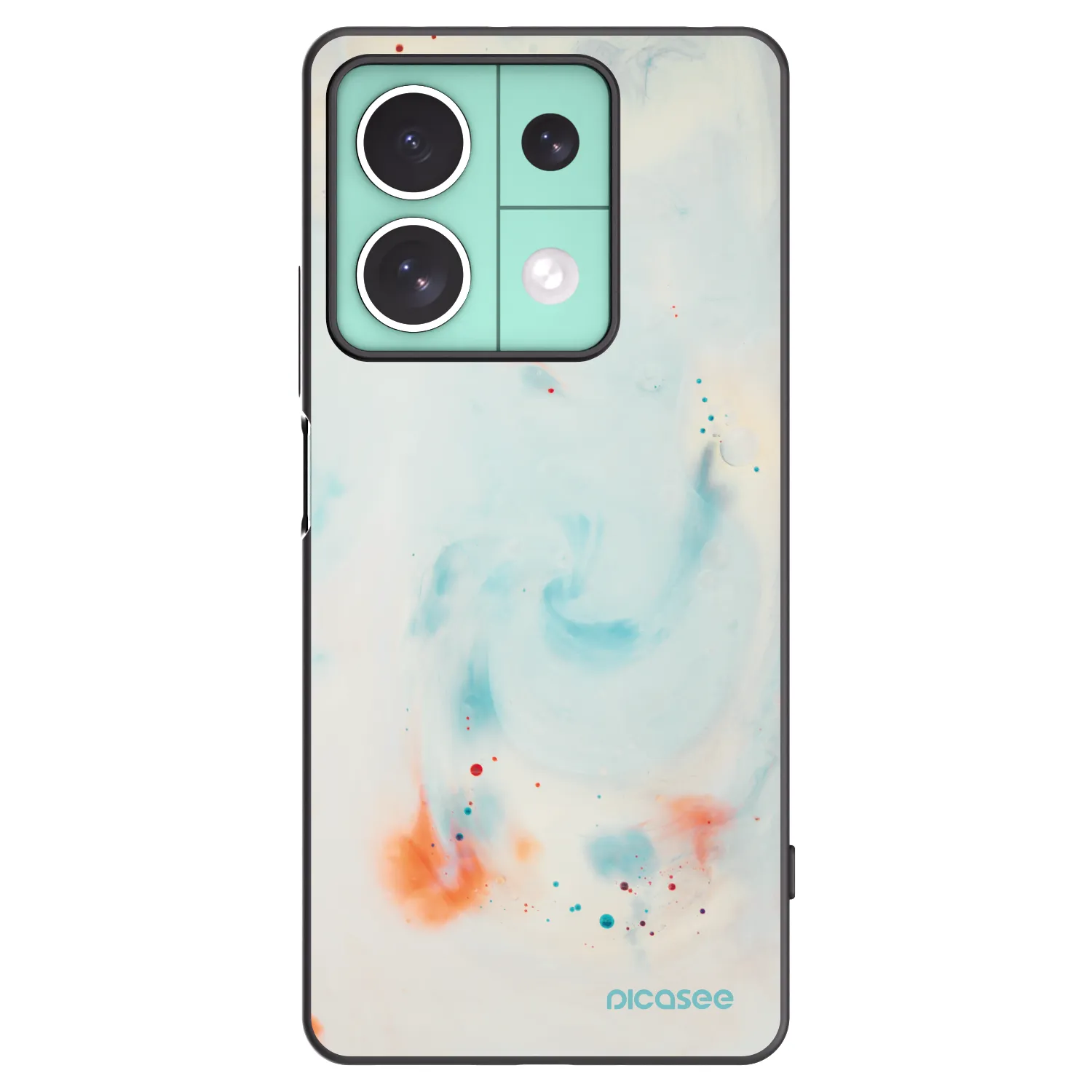 Picasee fekete szilikon tok az alábbi mobiltelefonokra Xiaomi Redmi Note 13 5G - Splash