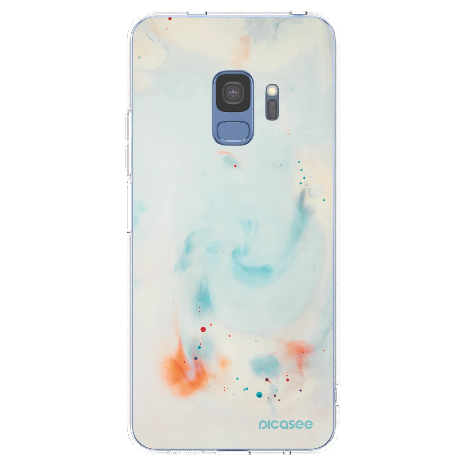 Picasee átlátszó szilikon tok az alábbi mobiltelefonokra Samsung Galaxy S9 G960F - Splash