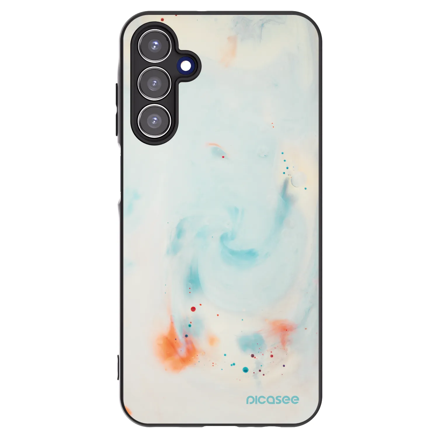 Picasee fekete szilikon tok az alábbi mobiltelefonokra Samsung Galaxy A15 A156B 5G - Splash