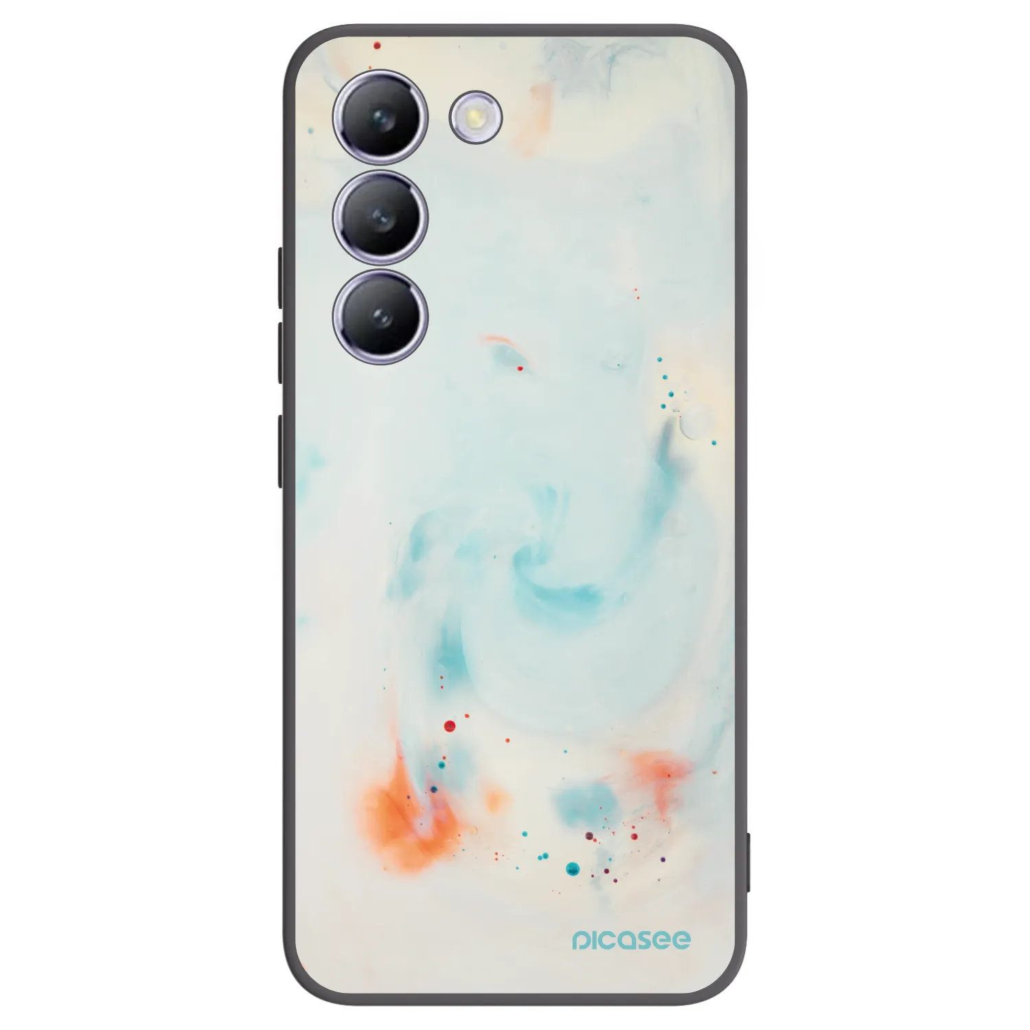 Picasee fekete szilikon tok az alábbi mobiltelefonokra Vivo V40 SE 5G - Splash