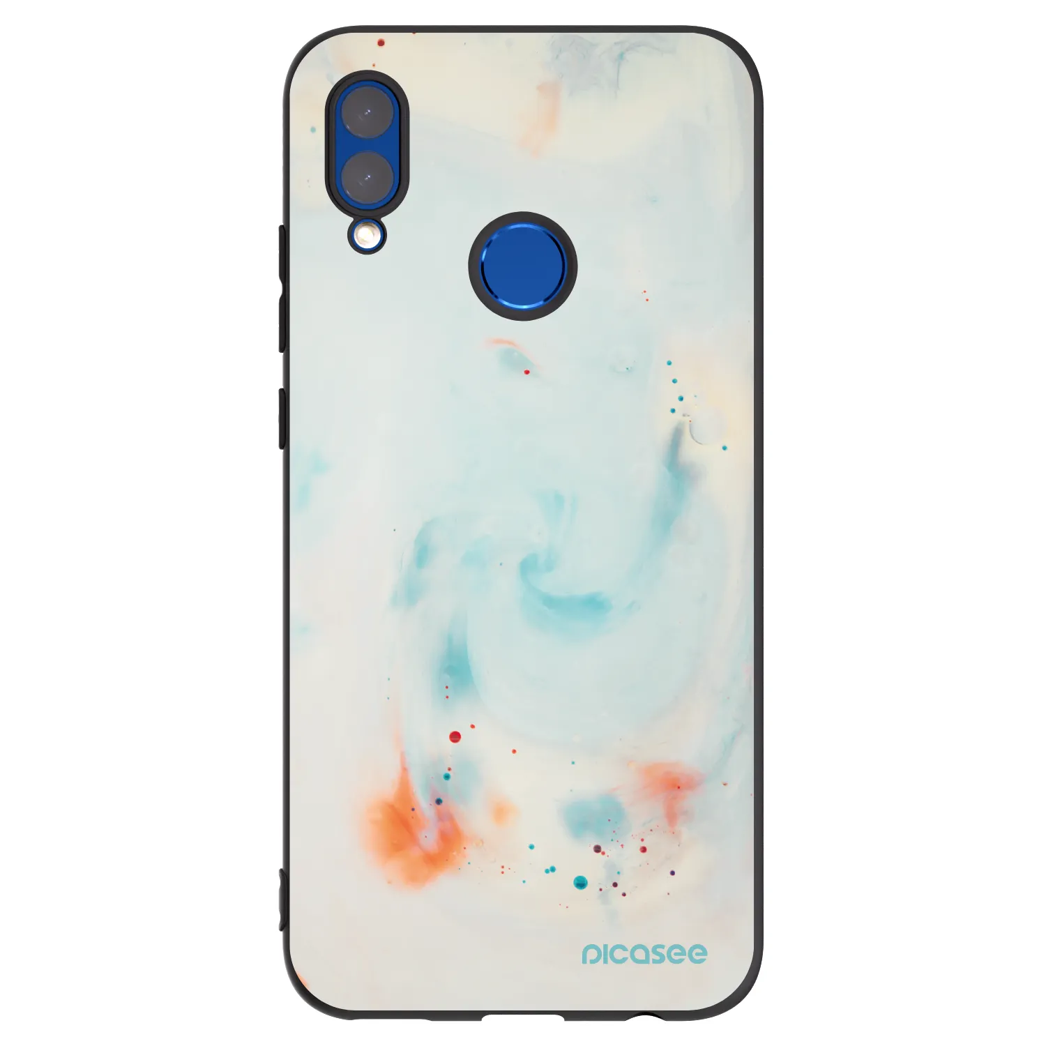 Picasee fekete szilikon tok az alábbi mobiltelefonokra Honor 10 Lite - Splash