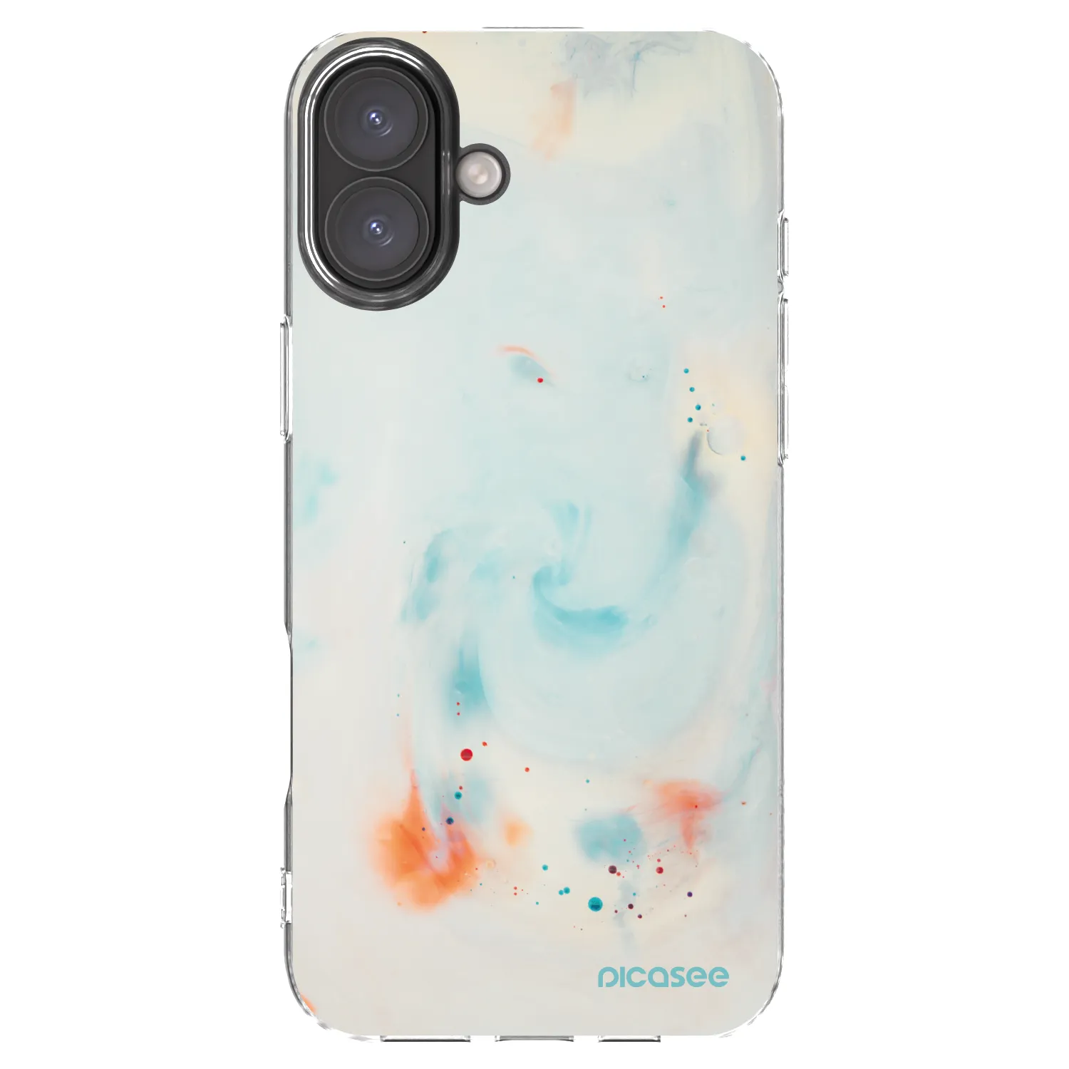 Picasee átlátszó szilikon tok az alábbi mobiltelefonokra Apple iPhone 16 Plus - Splash