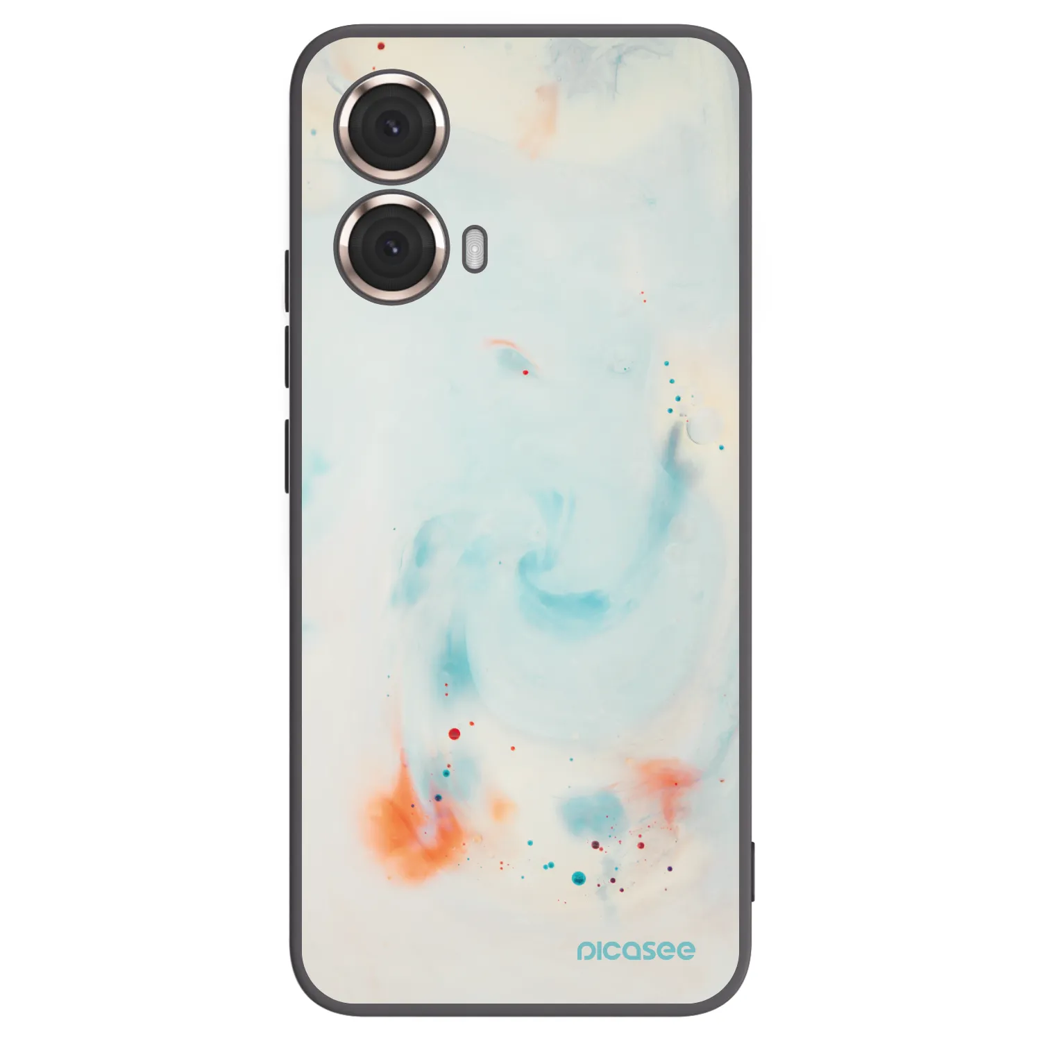 Picasee fekete szilikon tok az alábbi mobiltelefonokra Motorola Moto G85 - Splash
