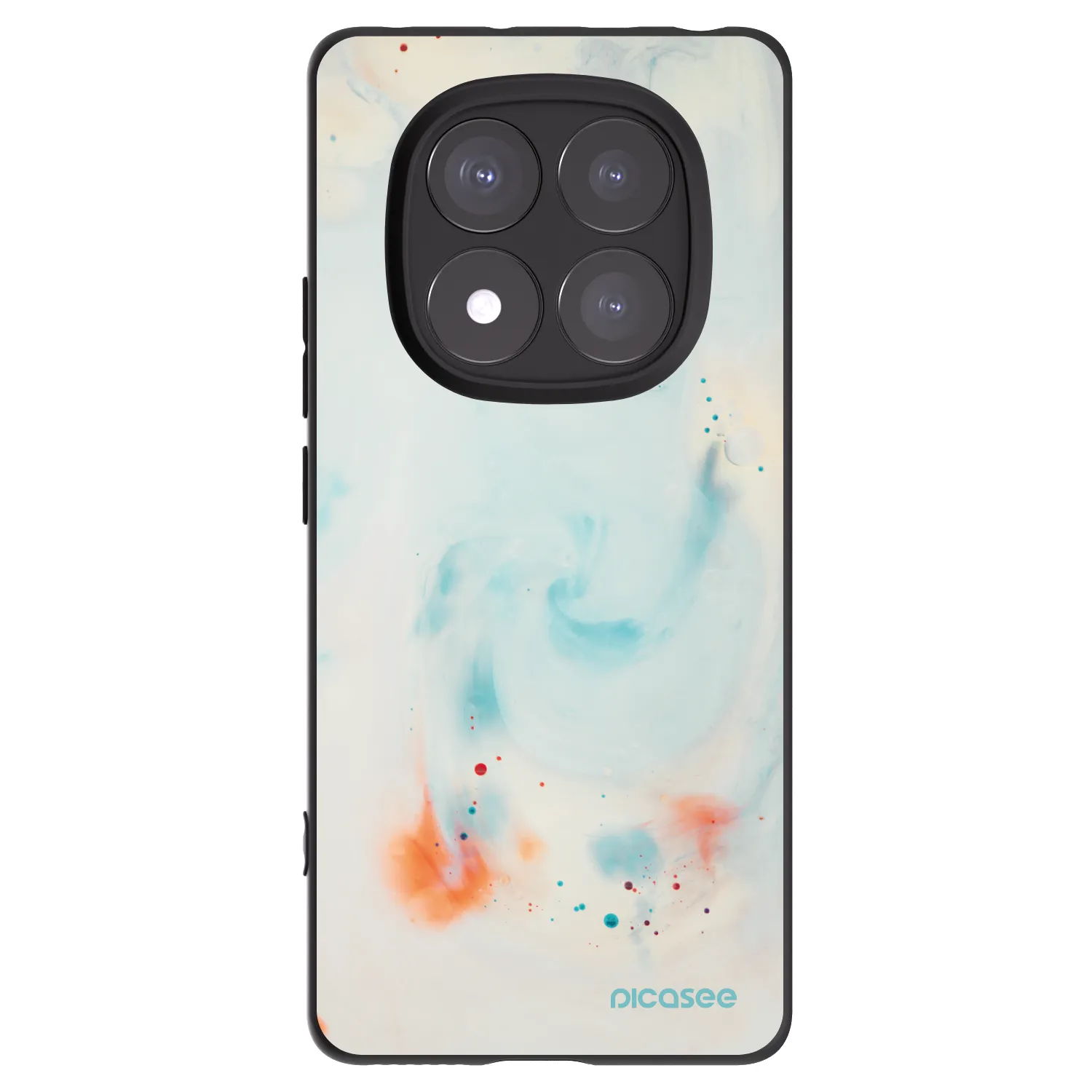 Picasee fekete szilikon tok az alábbi mobiltelefonokra Xiaomi Redmi Note 14 Pro+ 5G - Splash