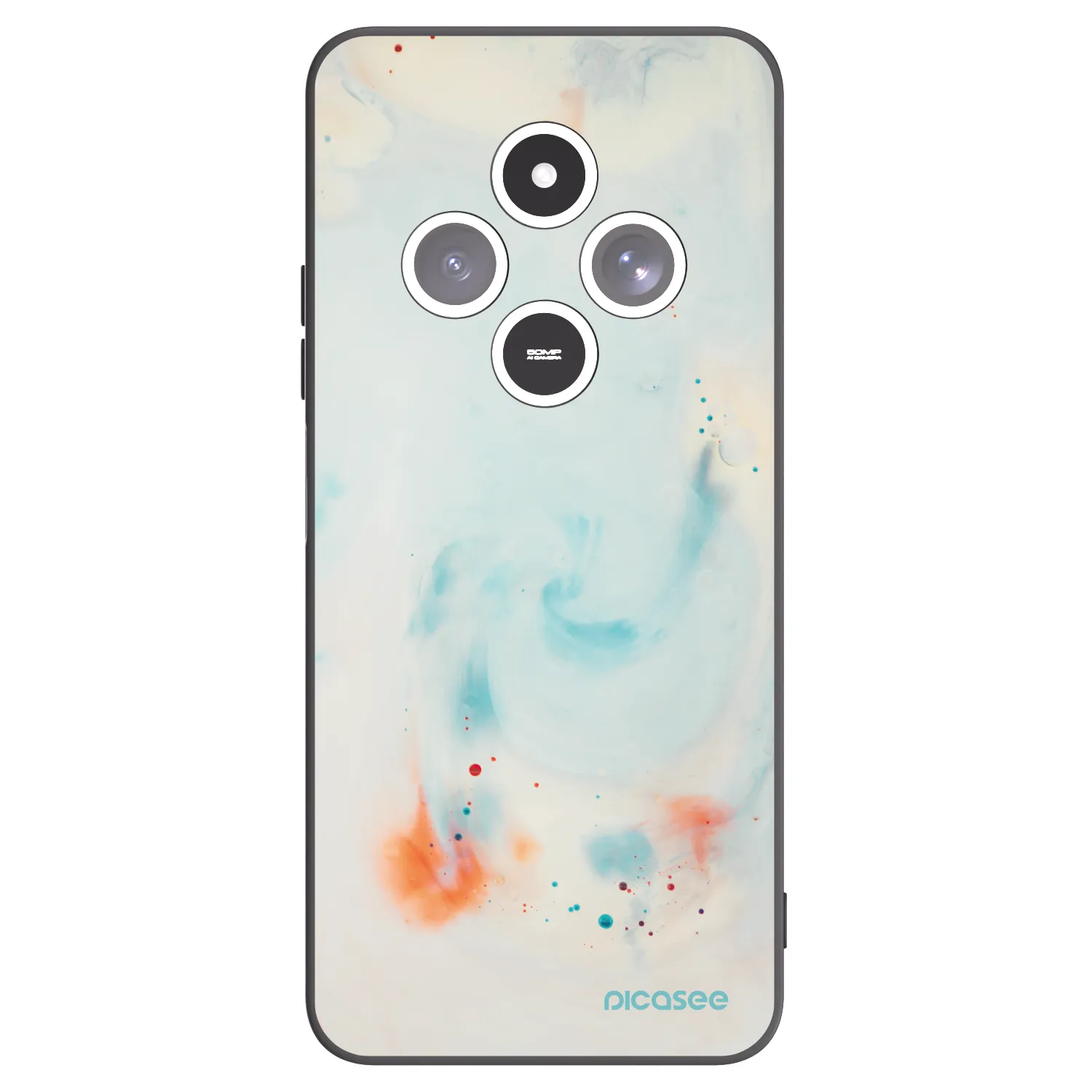 Picasee fekete szilikon tok az alábbi mobiltelefonokra Xiaomi Redmi 14C - Splash