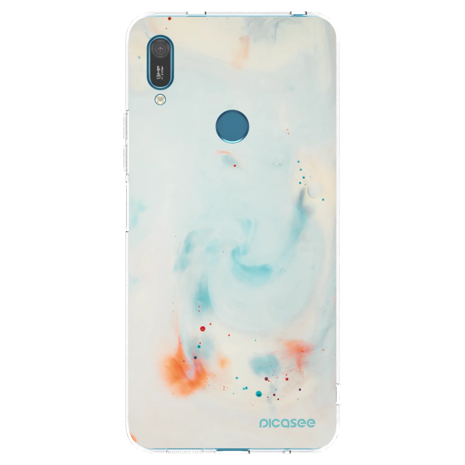 Picasee átlátszó szilikon tok az alábbi mobiltelefonokra Huawei Y7 2019 - Splash