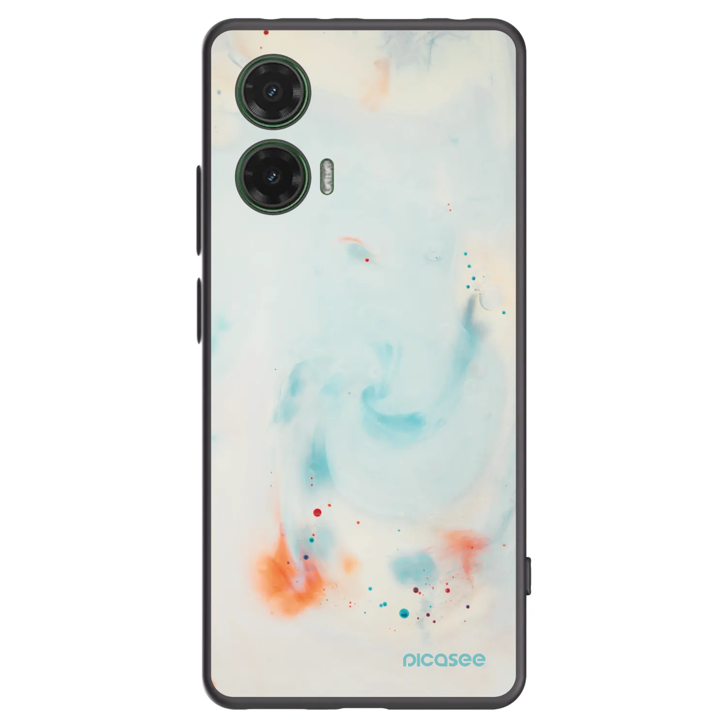 Picasee fekete szilikon tok az alábbi mobiltelefonokra Motorola Moto G35 5G - Splash