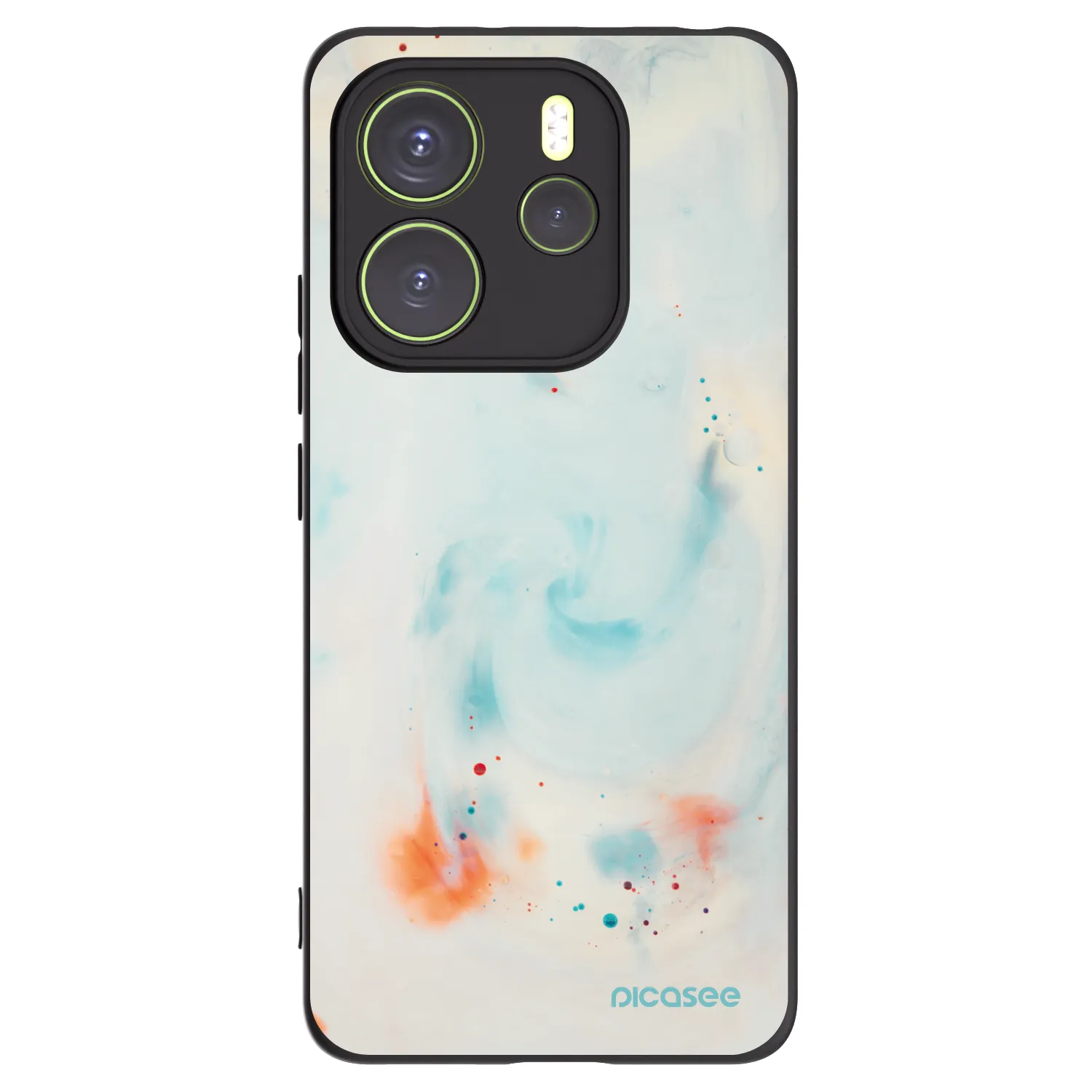 Picasee fekete szilikon tok az alábbi mobiltelefonokra Xiaomi Redmi Note 14 4G - Splash