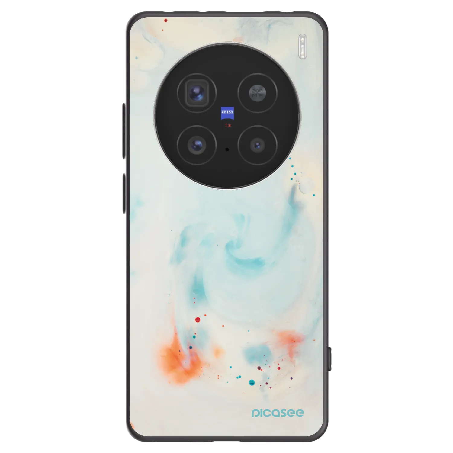 Picasee fekete szilikon tok az alábbi mobiltelefonokra Vivo X200 Pro - Splash