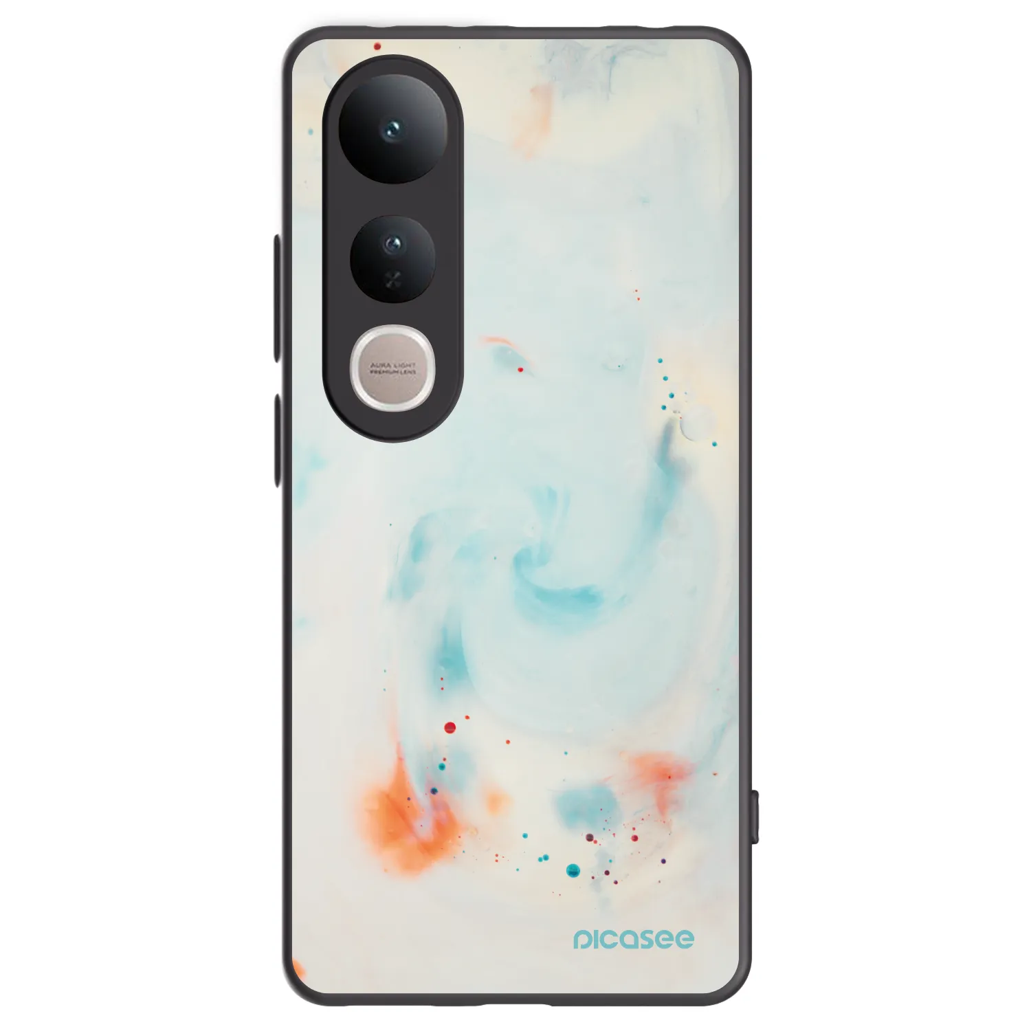 Picasee fekete szilikon tok az alábbi mobiltelefonokra Vivo V50 Lite 5G - Splash