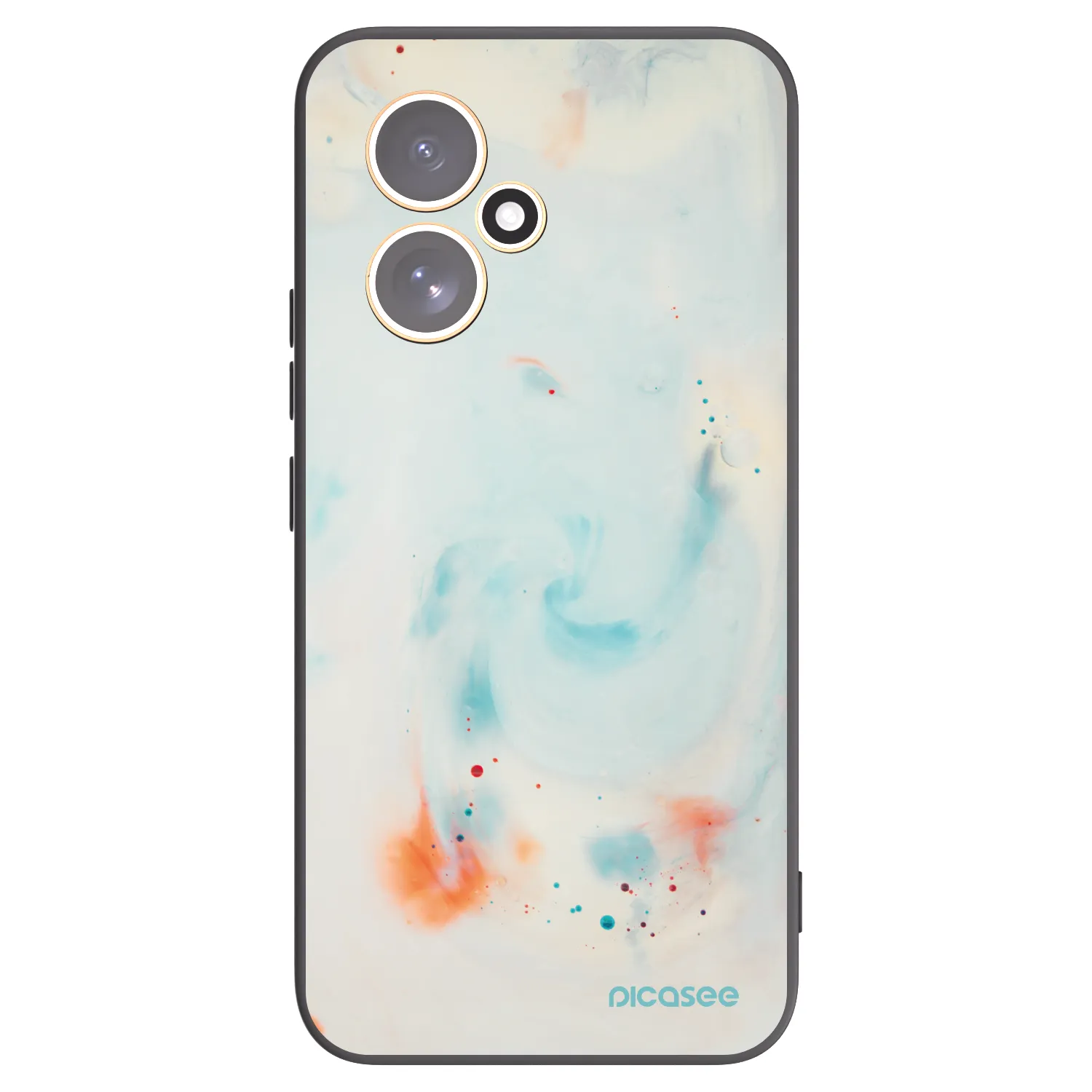 Picasee fekete szilikon tok az alábbi mobiltelefonokra Honor 400 5G - Splash