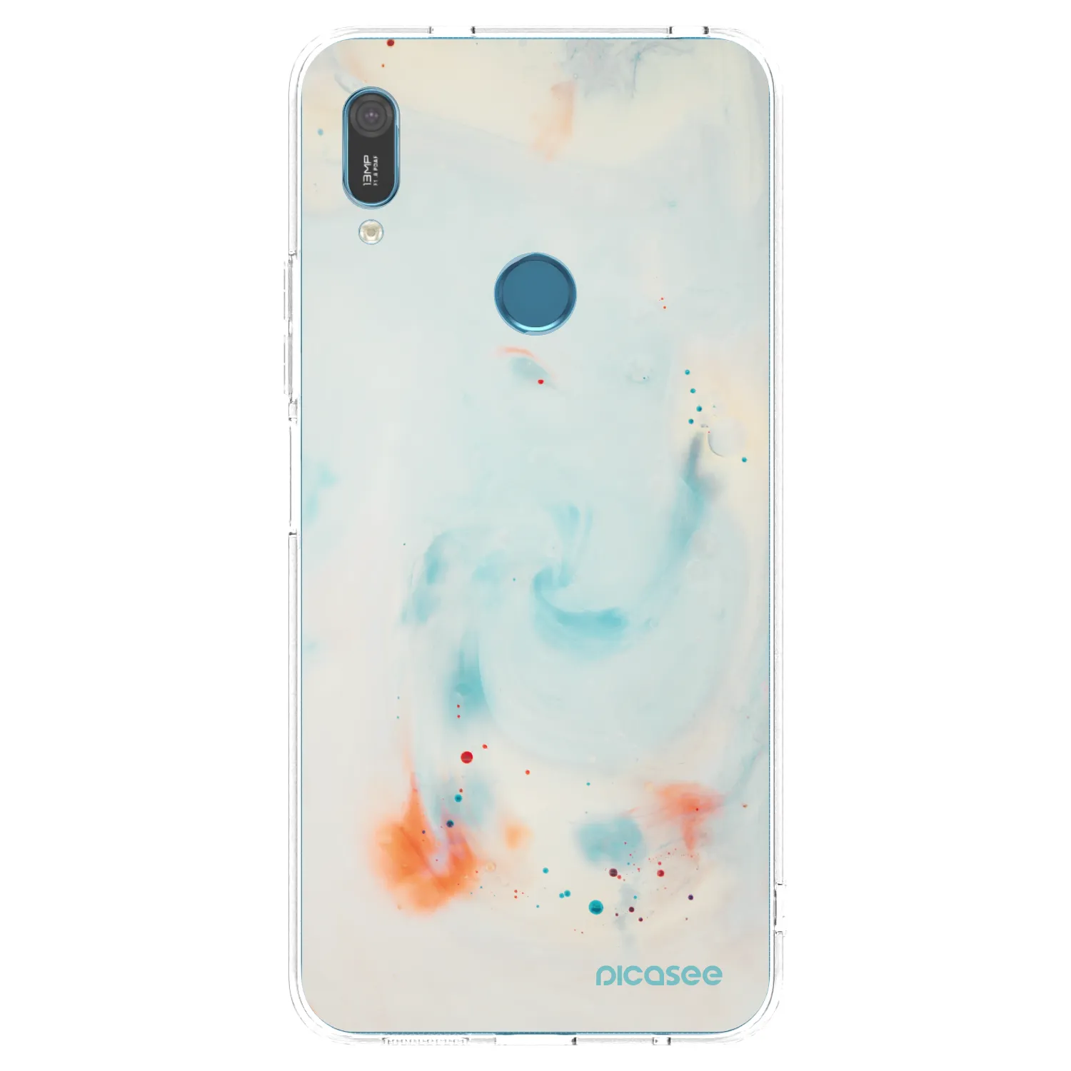 Picasee átlátszó szilikon tok az alábbi mobiltelefonokra Huawei Y6 2019 - Splash