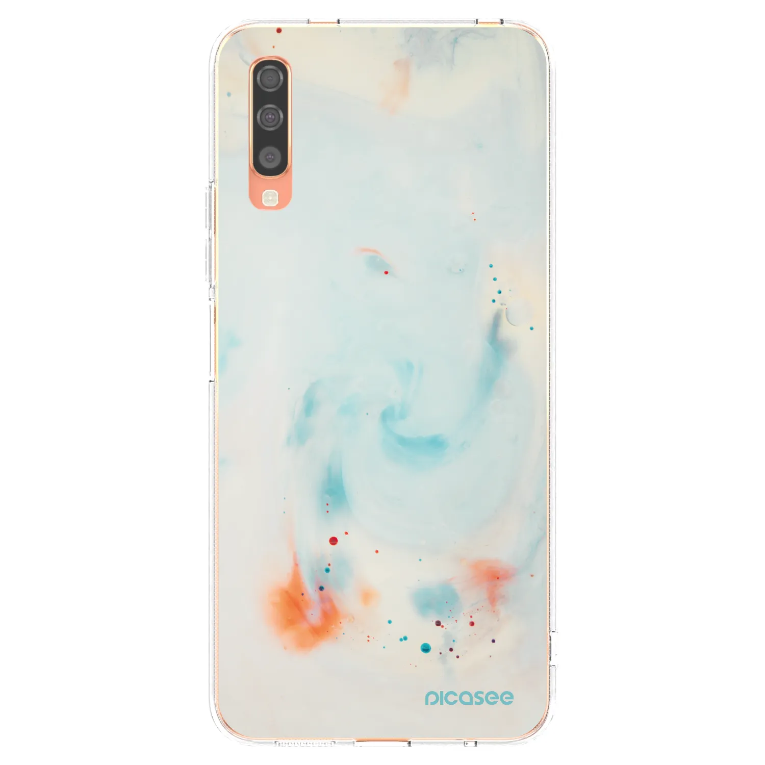 Picasee átlátszó szilikon tok az alábbi mobiltelefonokra Samsung Galaxy A70 A705F - Splash