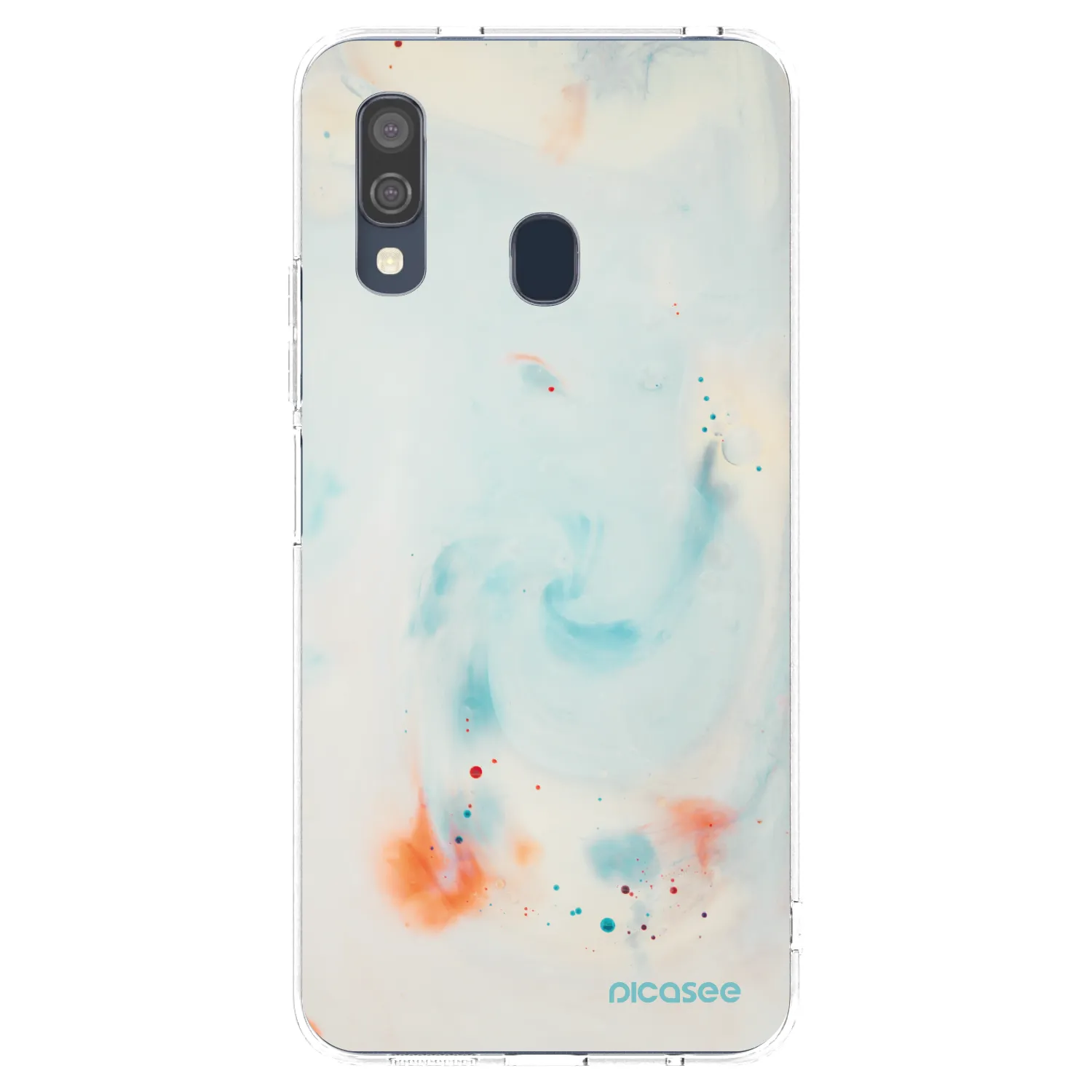 Picasee átlátszó szilikon tok az alábbi mobiltelefonokra Samsung Galaxy A40 A405F - Splash